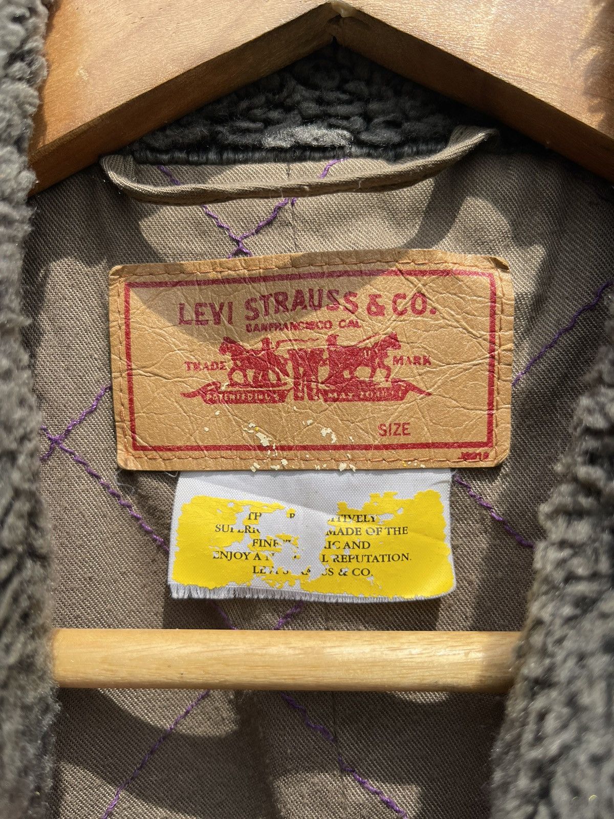 Levi's Vintage Levi’s Sherpa-Lined Barn Coat - Distressed Black Size US M / EU 48-50 / 2 - 21 Thumbnail