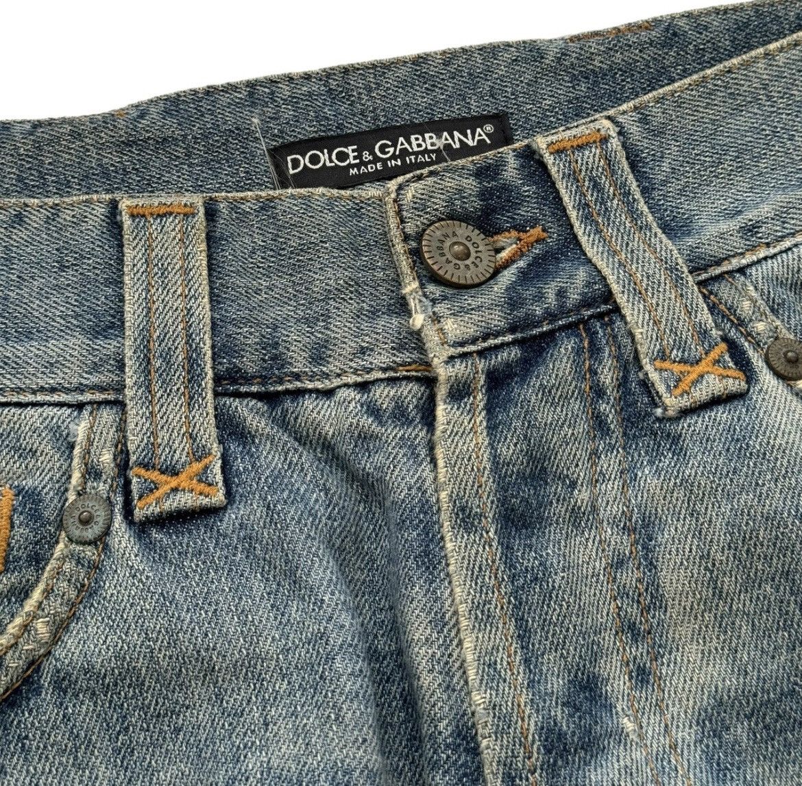 Dolce & Gabbana Dolce & Gabbana Shredded Distressed Denim Size US 30 / EU 46 - 3 Thumbnail