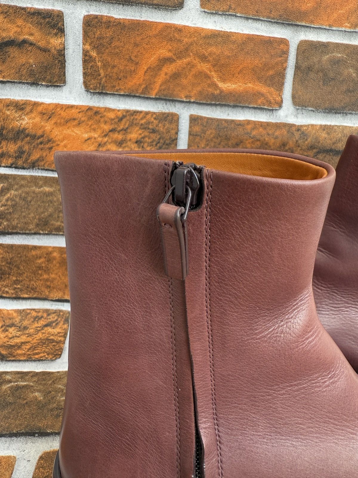 The Row Burgundy billie ankle boots Size US 7 / IT 37 - 7 Thumbnail