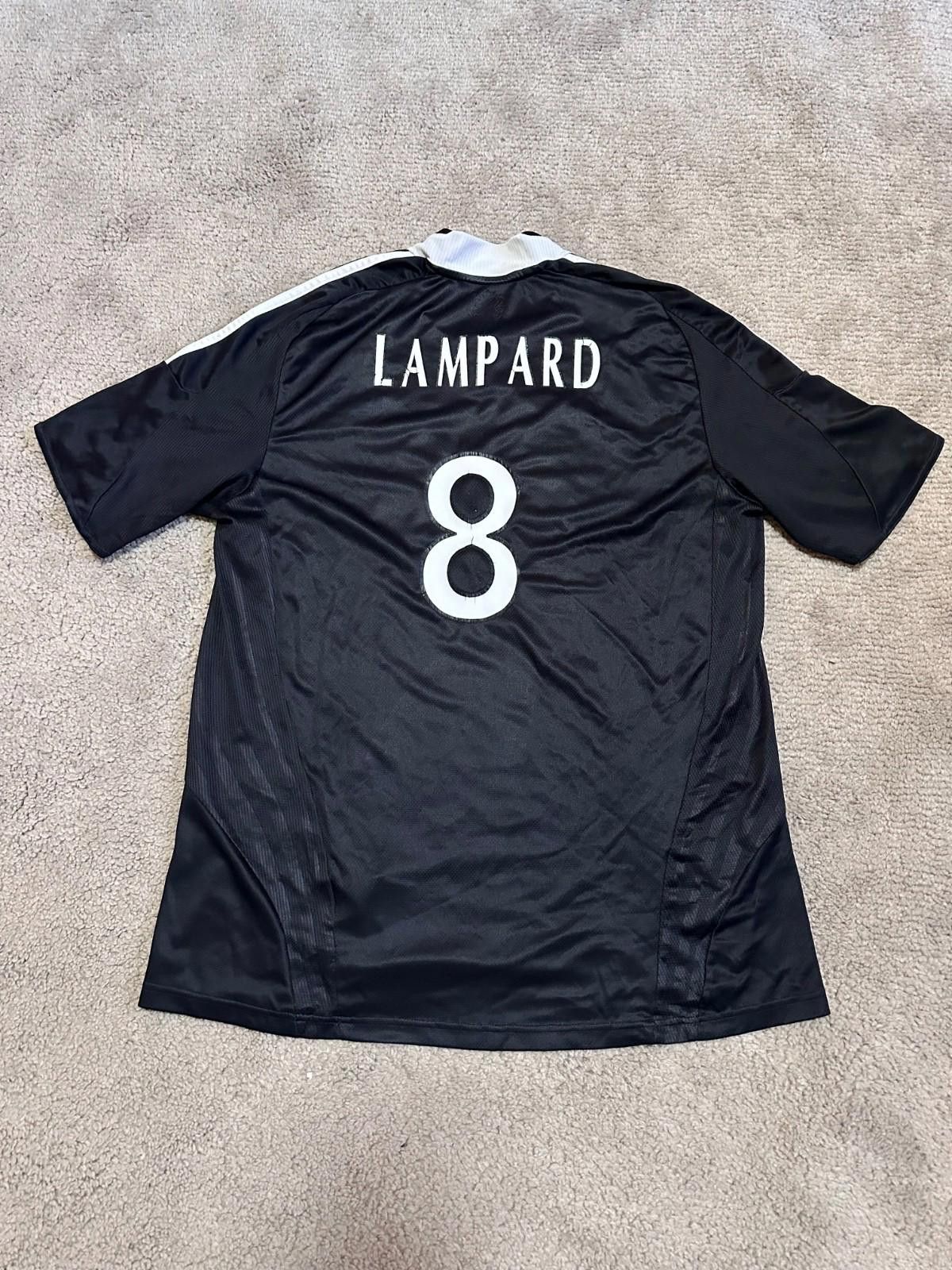 Adidas CHELSEA 2008/09 Football Shirt Soccer Jersey #8 Lampard Size US XL / EU 56 / 4 - 6 Thumbnail
