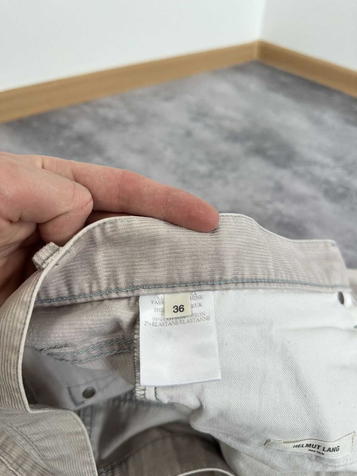 Helmut Lang Vintage Helmut Lang 2000's Archival Designer Corduroy Pants Size US 36 / EU 52 - 20 Thumbnail