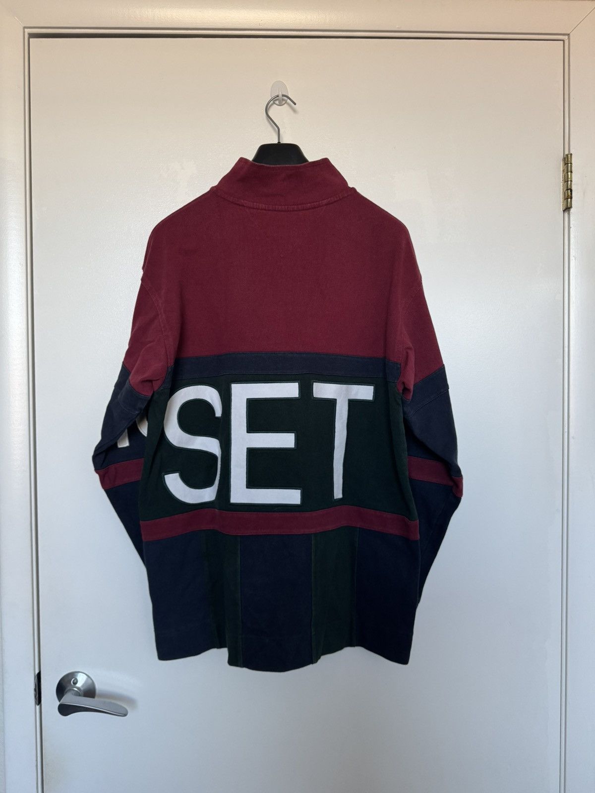 Kith Tommy Hilfiger Kith x Tommy Hilfiger Color Block Logo Quarter Zip Grailed