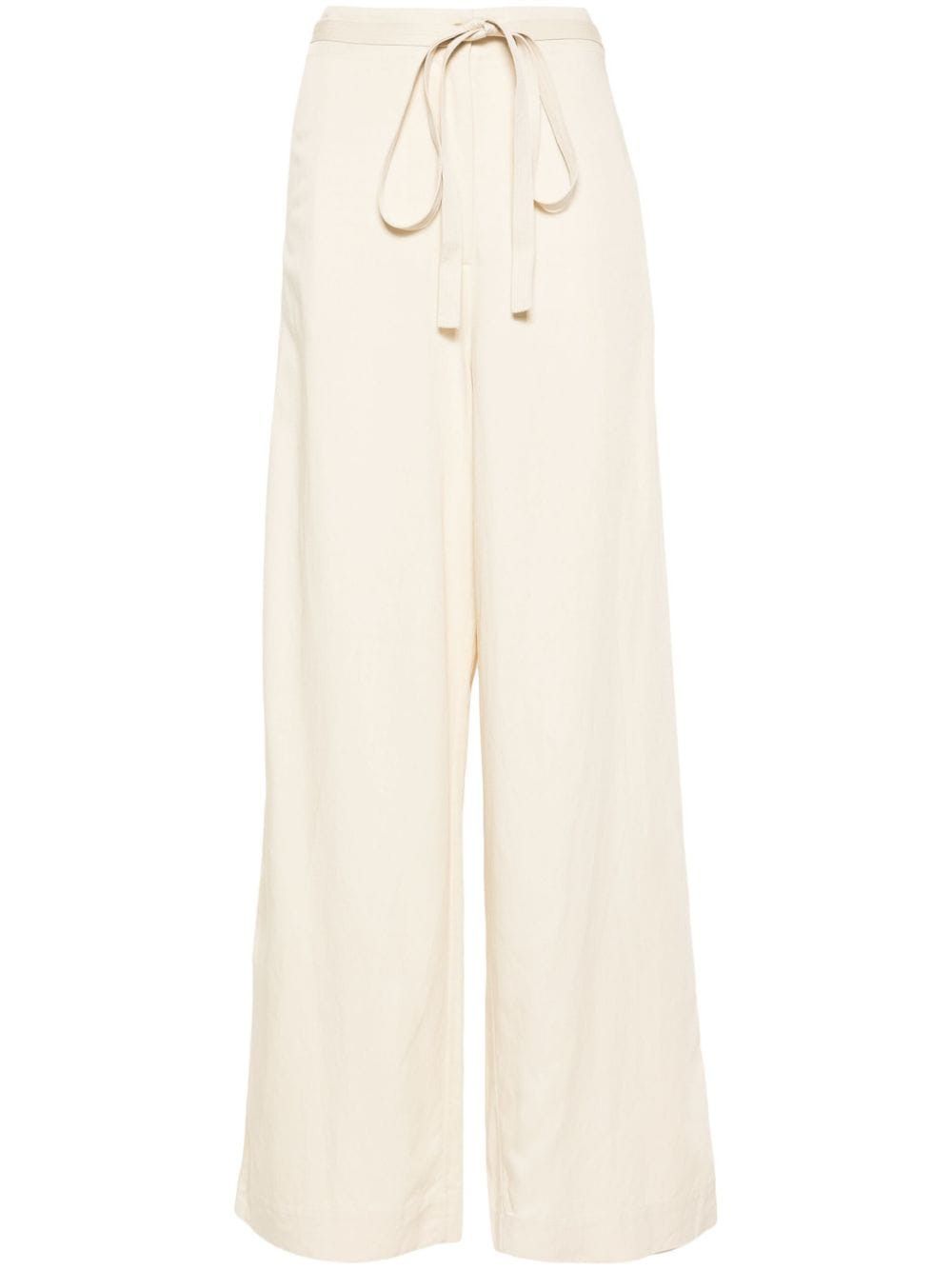 Toteme TIE-WAIST FLUID TROUSERS Size 27" / US 4 / IT 40 - 1 Thumbnail