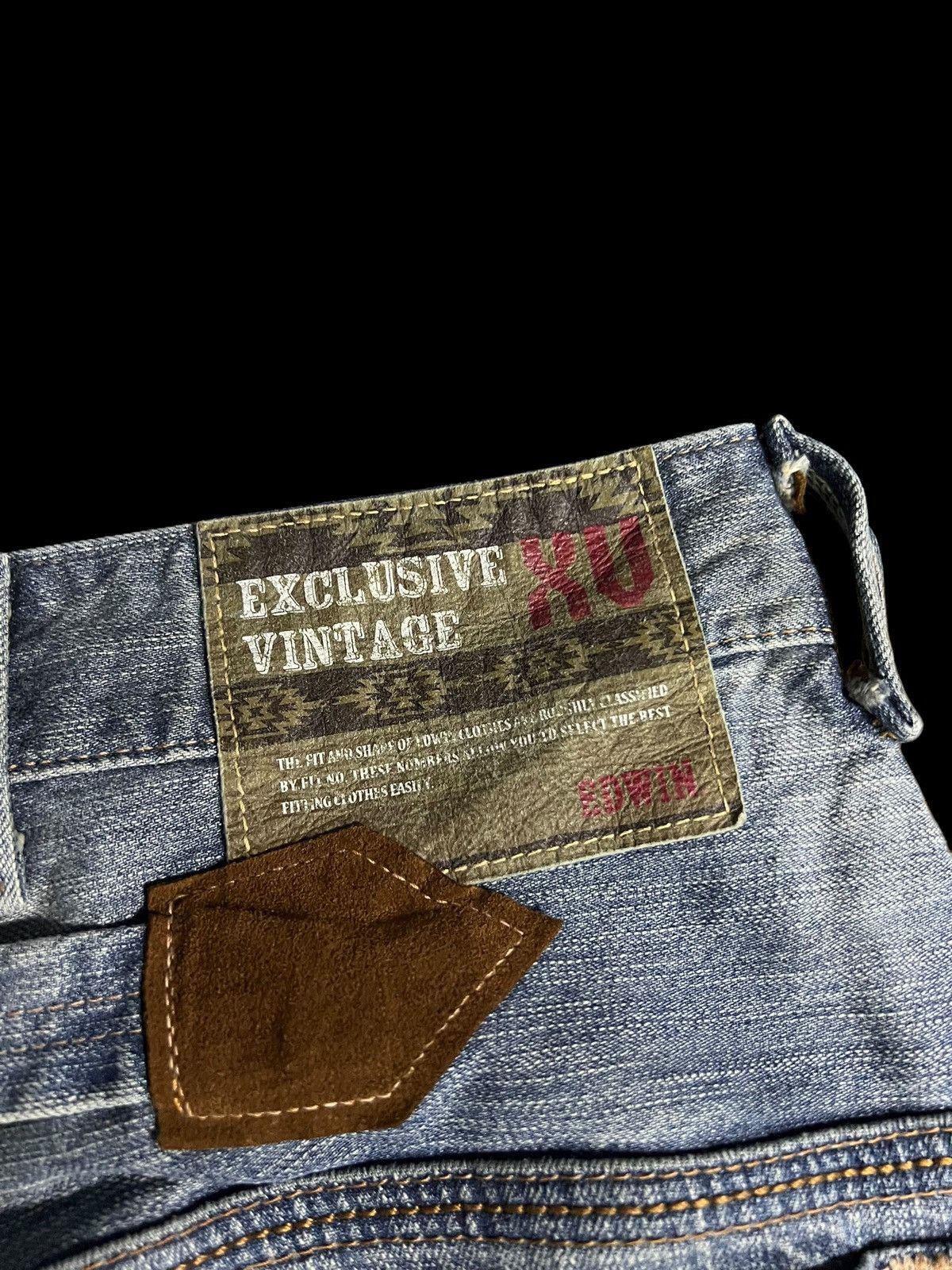 Edwin × If Six Was Nine × Le Grande Bleu (L.G.B.) 💥BAGGY💥EDWIN EXCLUSIVE VINTAGE WASHED FADED JEANS Size US 32 / EU 48 - 14 Thumbnail