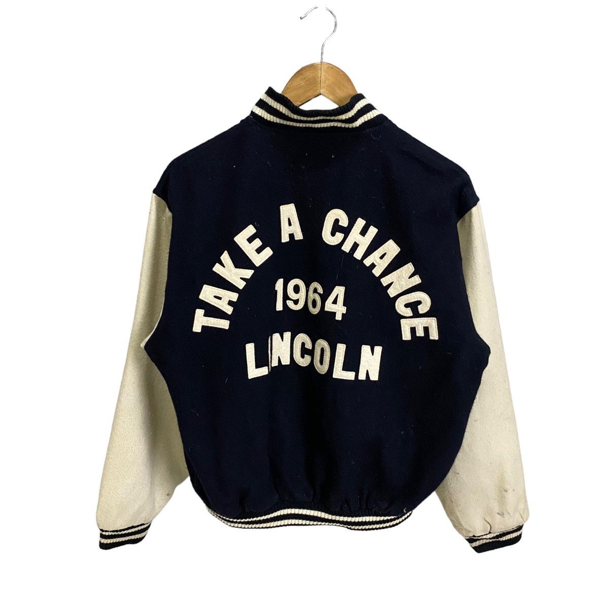 VINTAGE LINCOLN WOOL VARSITY JACKET