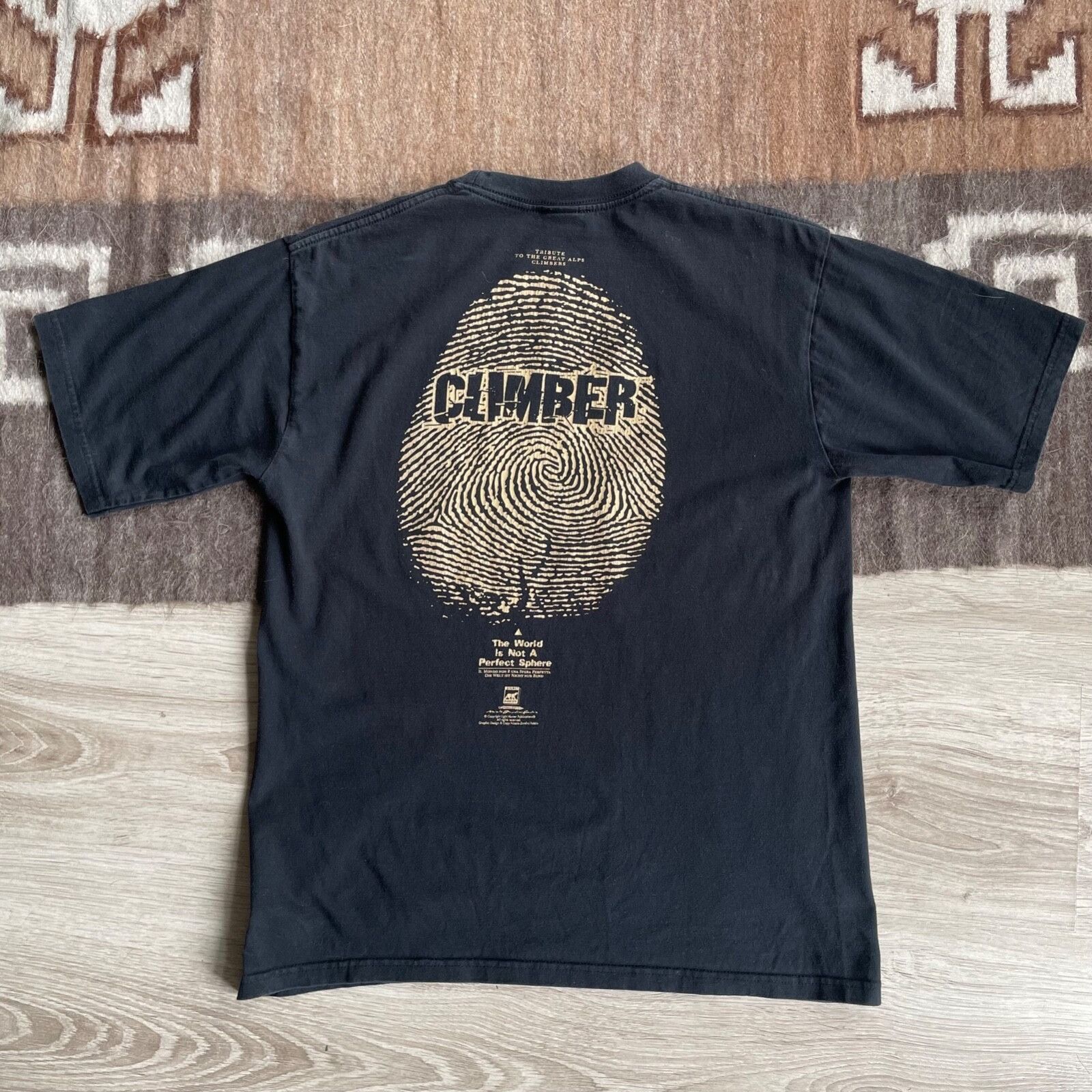 Vintage Light Hunter Paul Preuss Climber Graphic T Shirt 9204AC Size US S / EU 44-46 / 1 - 4 Thumbnail