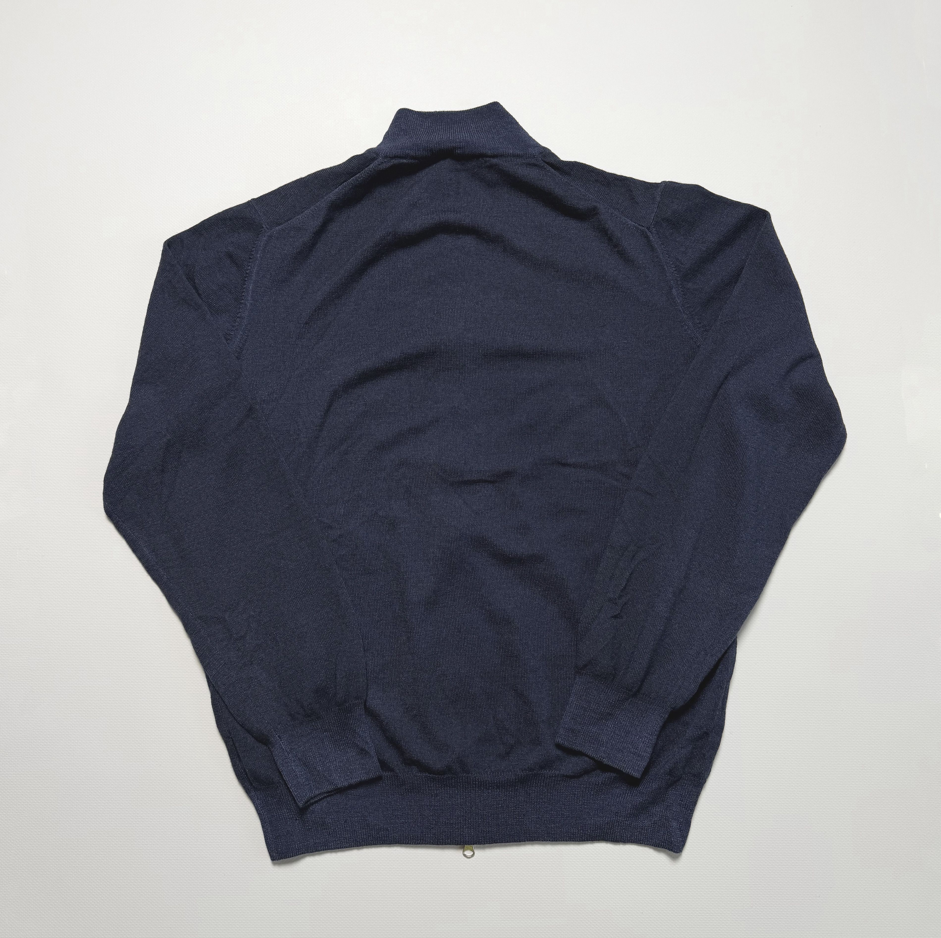 Gran Sasso Gran Sasso Vintage Full Zip Virgin Wool Sweater Size US L / EU 52-54 / 3 - 5 Thumbnail