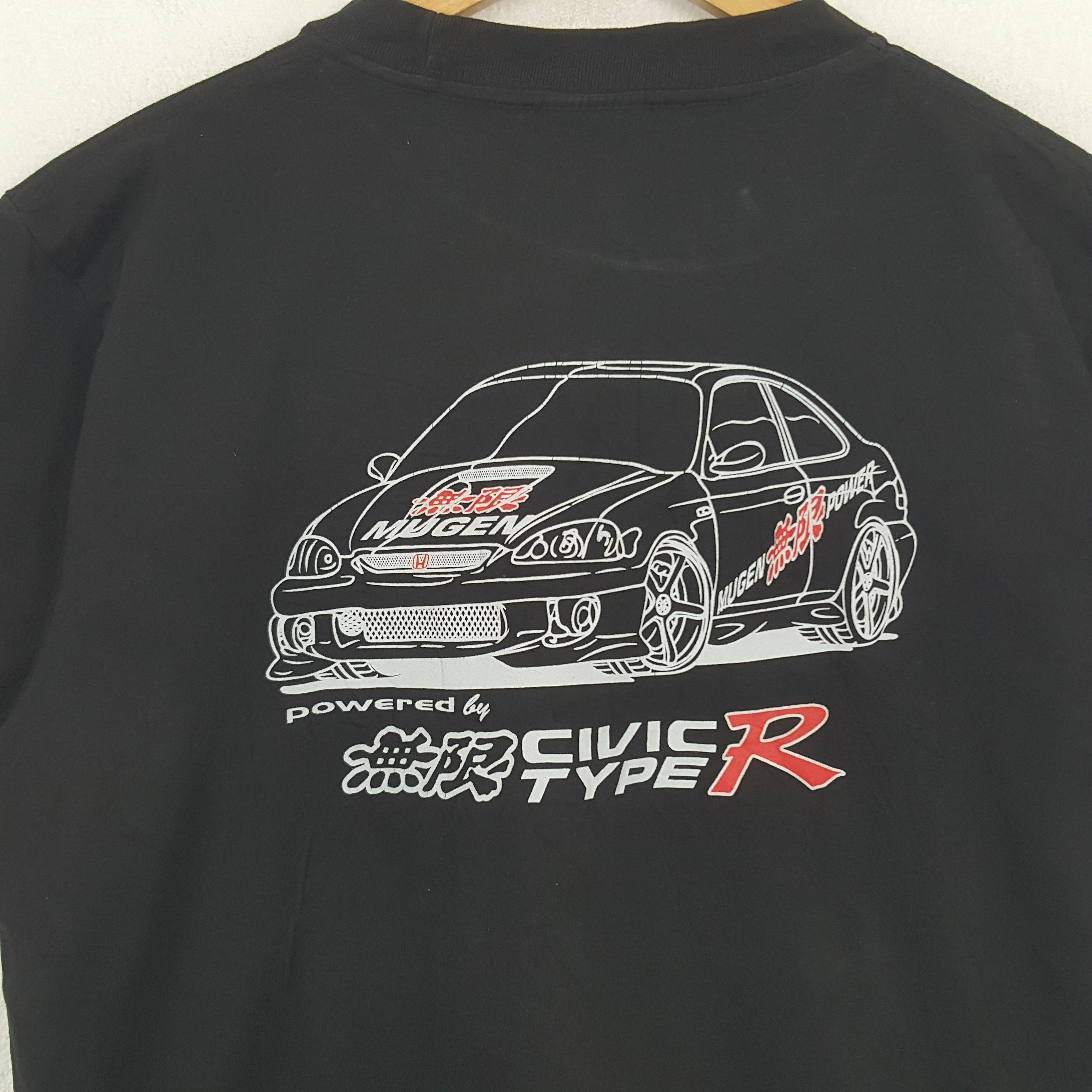 Vintage Honda Mugen Civic Type R Racing Japanese Tshirt