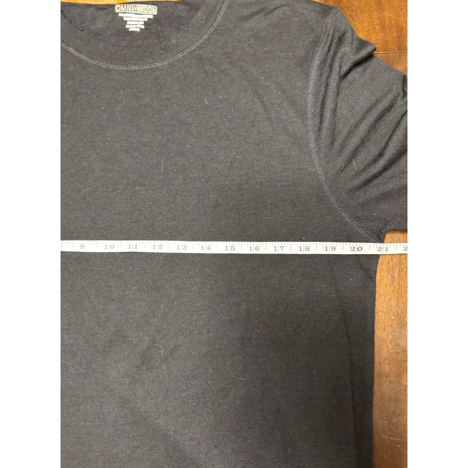 Vintage Omni Wool Base Layer Crew Top Wool Blend Black Long Sleeve Top Mens XL Size US XL / EU 56 / 4 - 4 Thumbnail