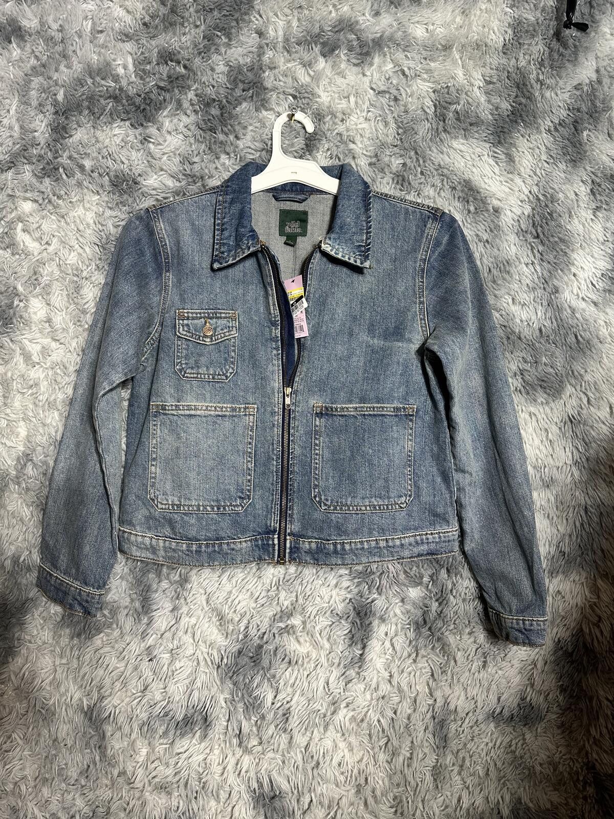 Polo Ralph Lauren Wild Fable Denim Jacket with Front Pockets and Button Detail Size M / US 6-8 / IT 42-44 - 1 Thumbnail