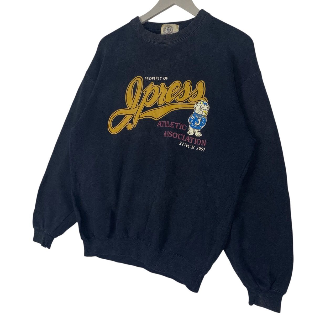 Other Vintage J.Press Printed Crewneck Sweatshirt DarkGray Size US S / EU 44-46 / 1 - 2 Thumbnail