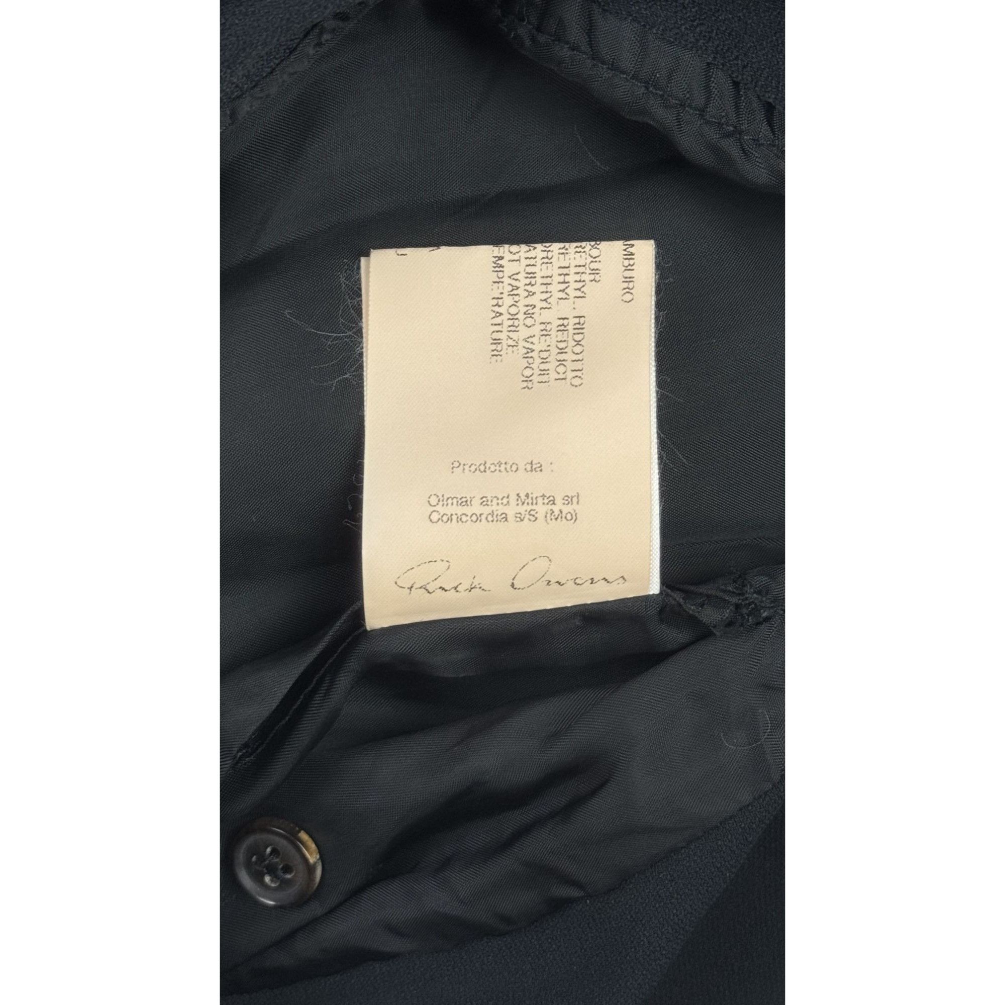 Rick Owens ♚ Rick Owens Vintage Drape Neck Jacket ♚ Size M / US 6-8 / IT 42-44 - 8 Thumbnail