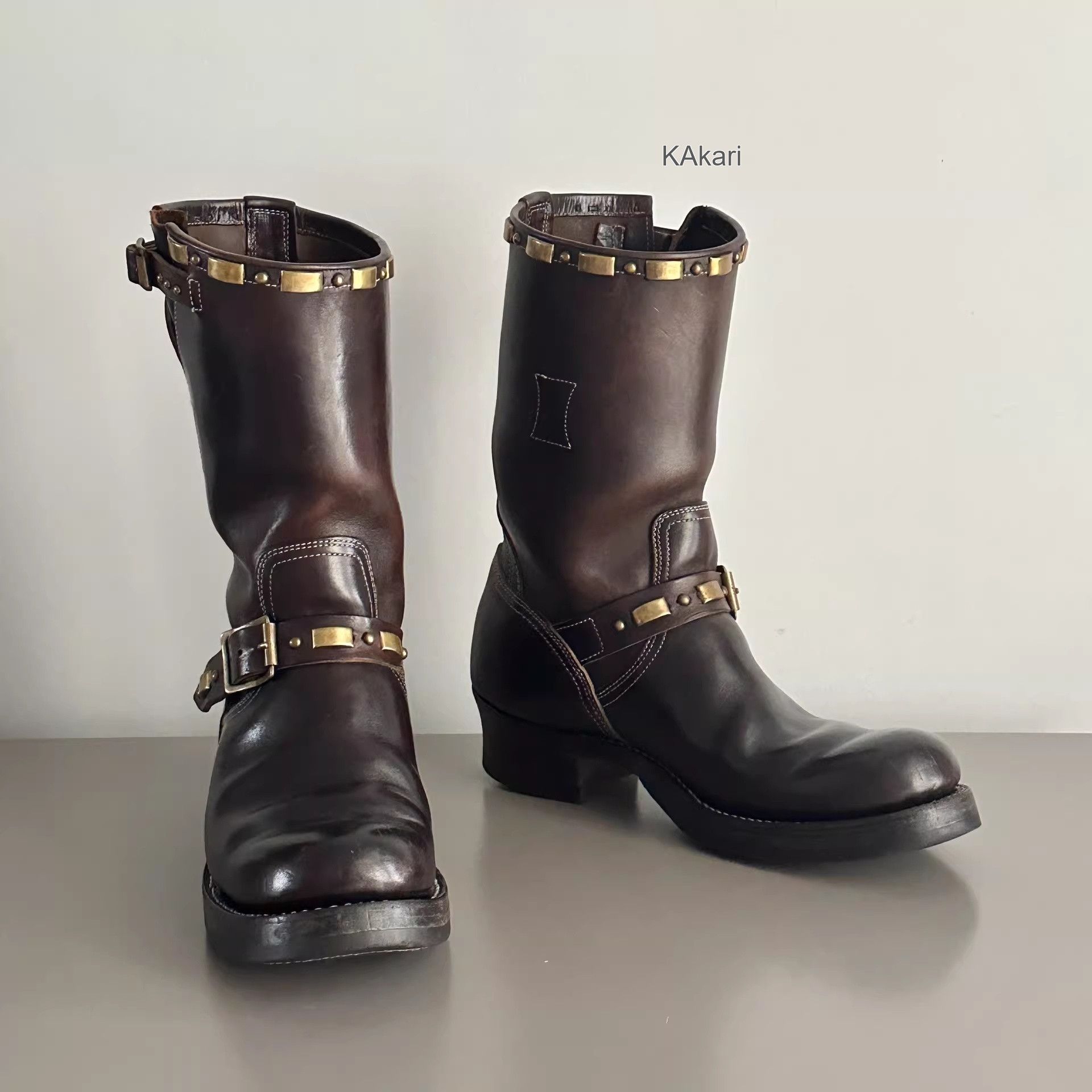 Clinch Boots Clinch x BSW Horsehide Engineer Boots Size US 8.5 / EU 41-42 - 3 Thumbnail