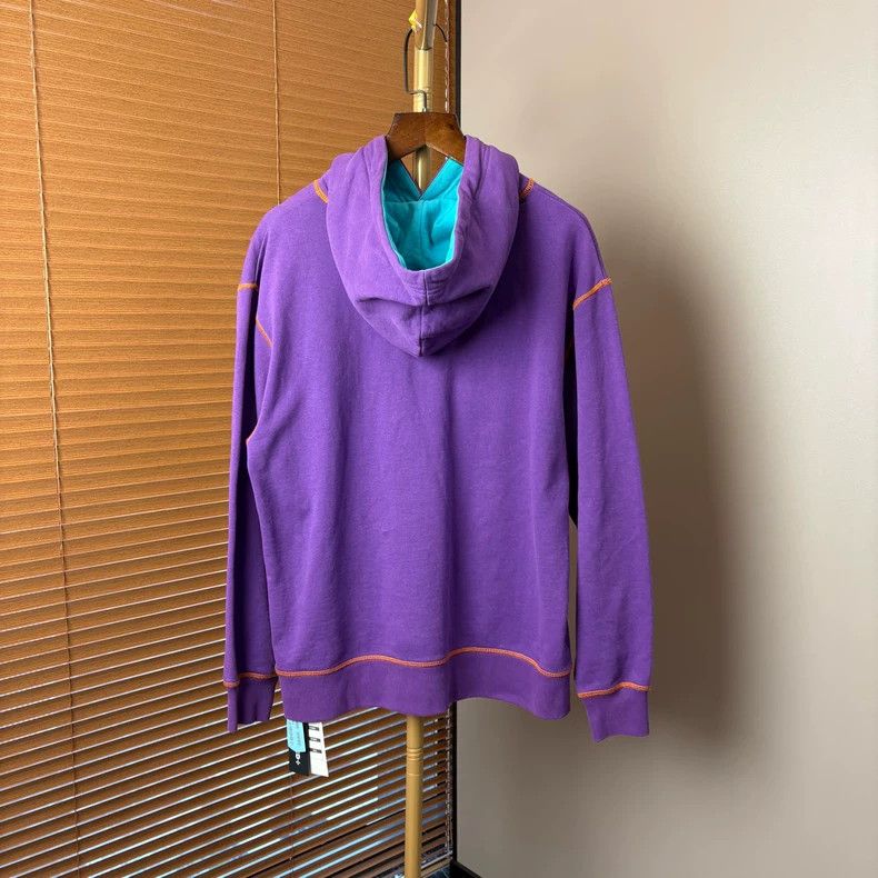 Loewe LOEWE Purple striped printed logo hoodie Size XS / US 0-2 / IT 36-38 - 2 Thumbnail