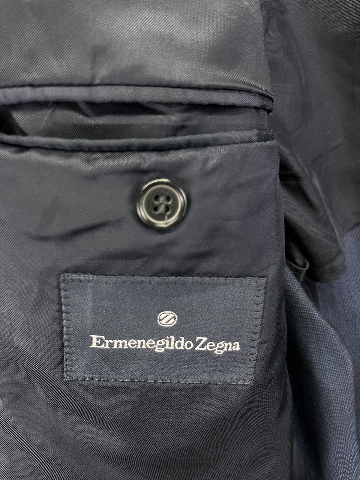 Ermenegildo Zegna Vintage Ermenegildo Zegna Luxury Wool Silk Blazer Jacket Size US M / EU 48-50 / 2 - 7 Thumbnail