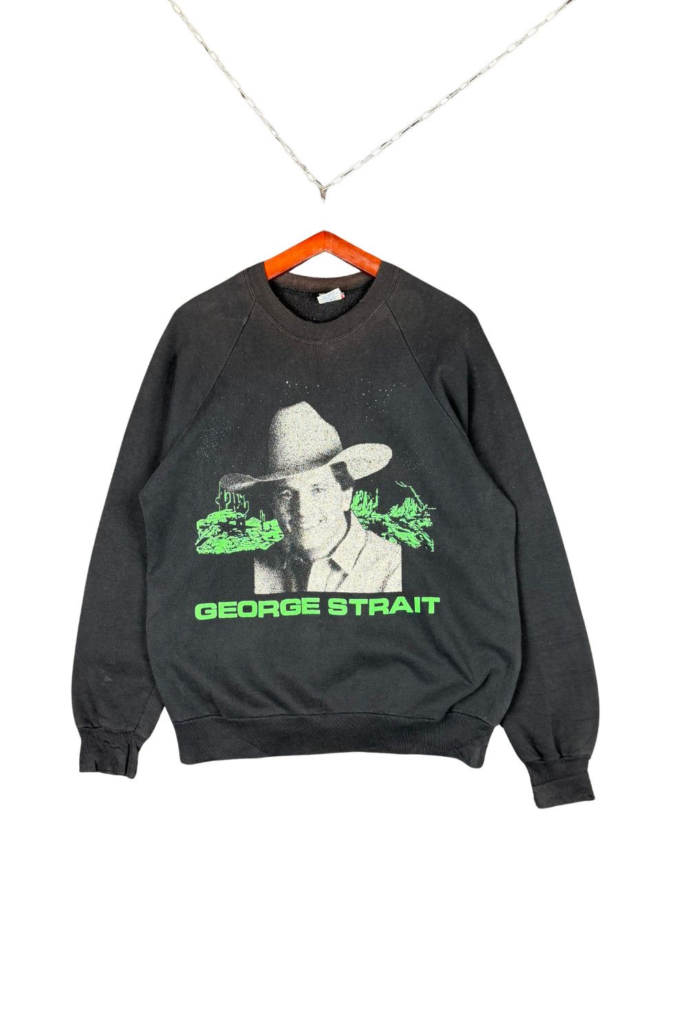 Anvil 80s George Strait “Entertainer Of The Year” Tour Crewneck Size US XL / EU 56 / 4 - 1 Thumbnail