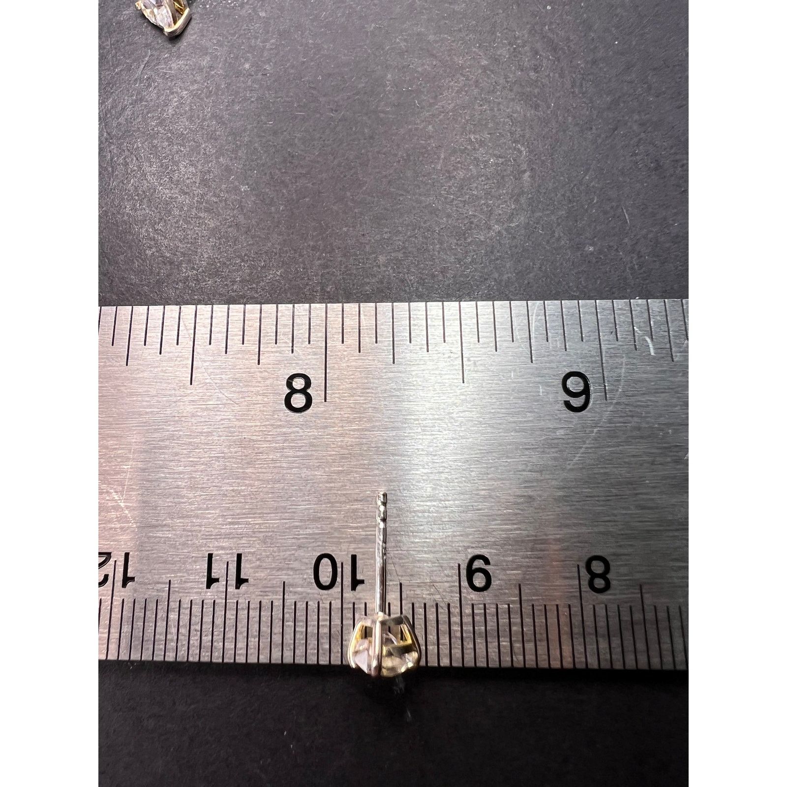 Other Heart shaped CZ stud earrings in sterling silver Size ONE SIZE - 9 Thumbnail