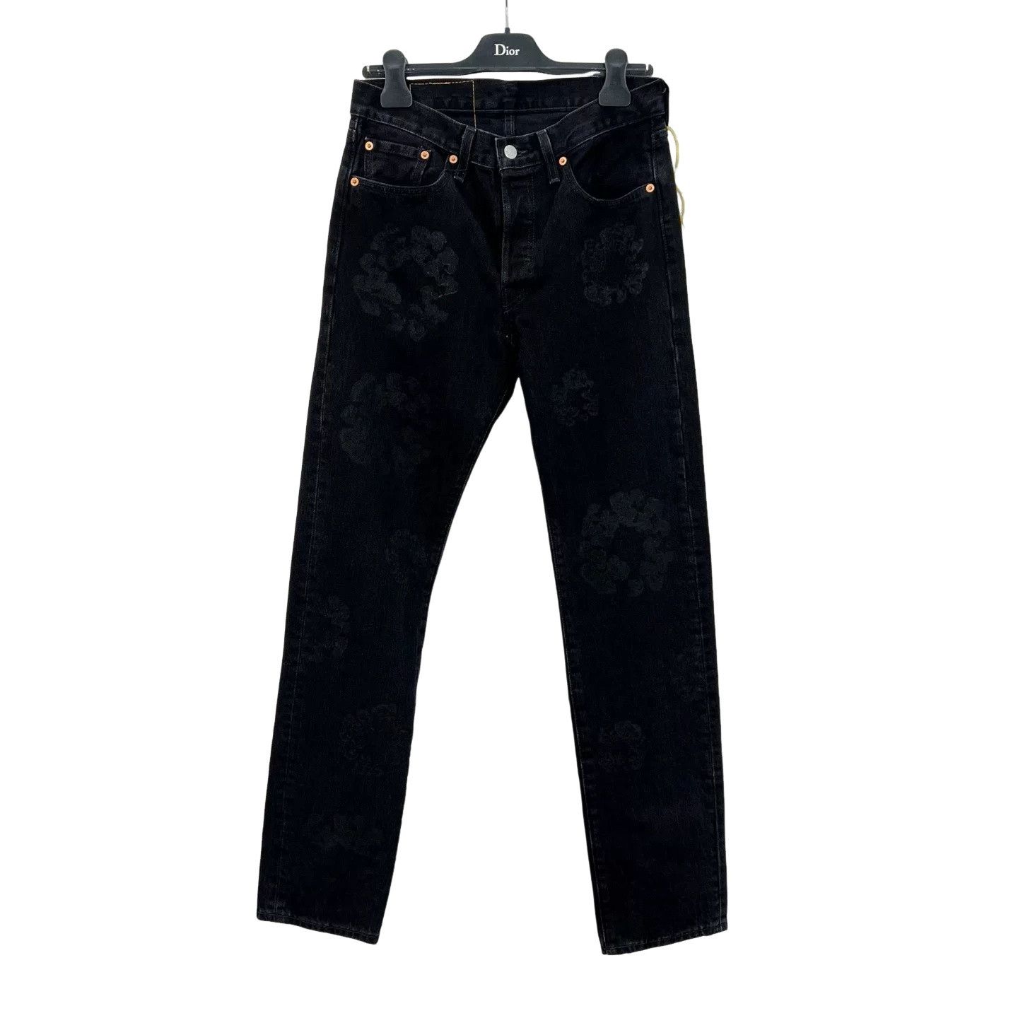 Levi's Levi's x Denim Tears 501 Floral Denim Jeans Size 30 Size US 30 / EU 46 - 1 Thumbnail