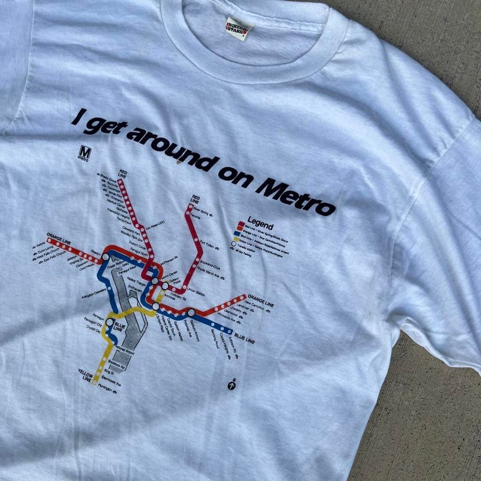 Other Screen Stars 90's Subway Transit Station Single Stitch Rare Size US XL / EU 56 / 4 - 2 Thumbnail