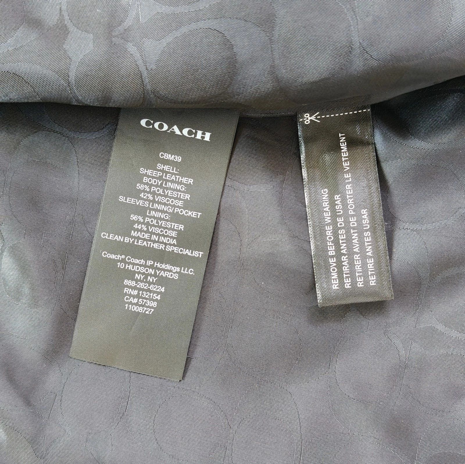 Coach Coach Leather Racer Jacket FTP 5074 Size US XL / EU 56 / 4 - 10 Thumbnail