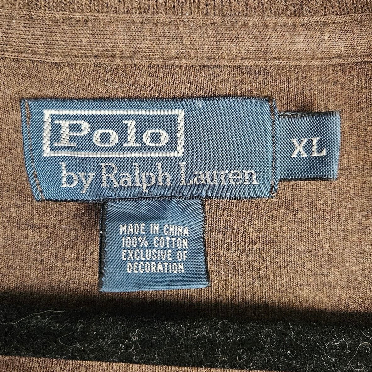 Polo Ralph Lauren Polo by Ralph Lauren Brown Quarter Zip Sweater Men’s XL Size XL / US 12-14 / IT 48-50 - 2 Thumbnail