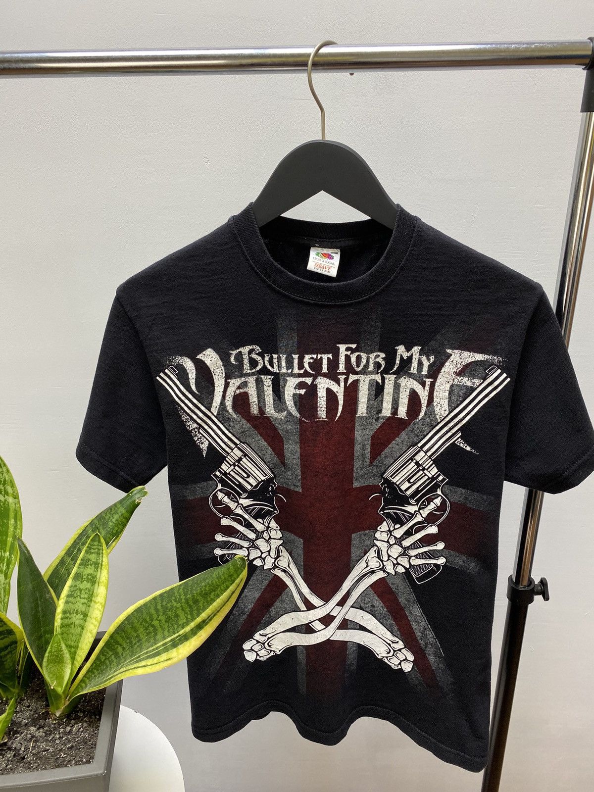 Band Tees × Vintage 00s Vintage Bullet For My Valentine Skull Guns T-Shirt Size US M / EU 48-50 / 2 - 4 Thumbnail