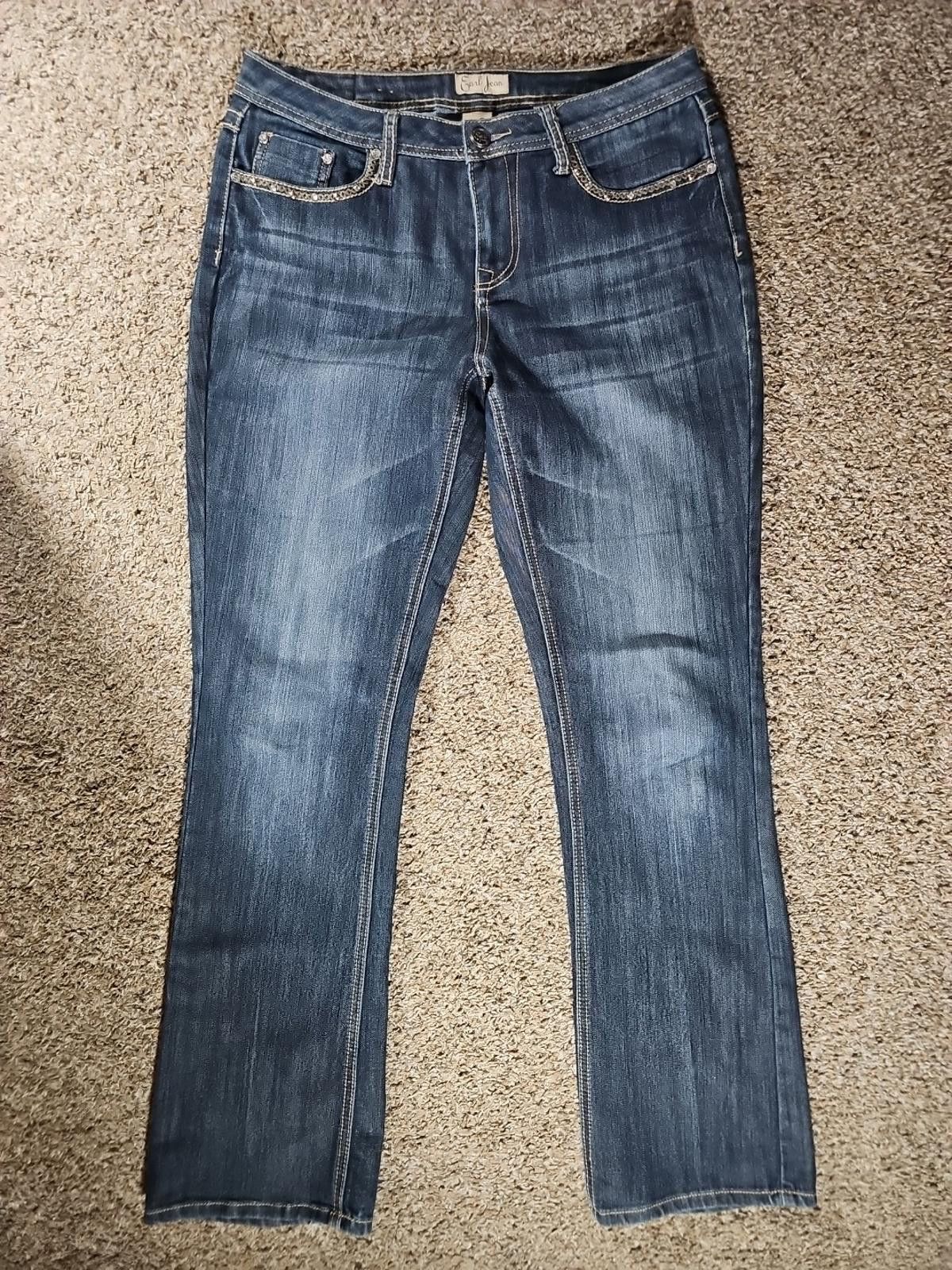 Earl Jeans Earl Jean Sz 10 Flap Back Pockets Size 32" / US 10 / IT 46 - 1 Thumbnail