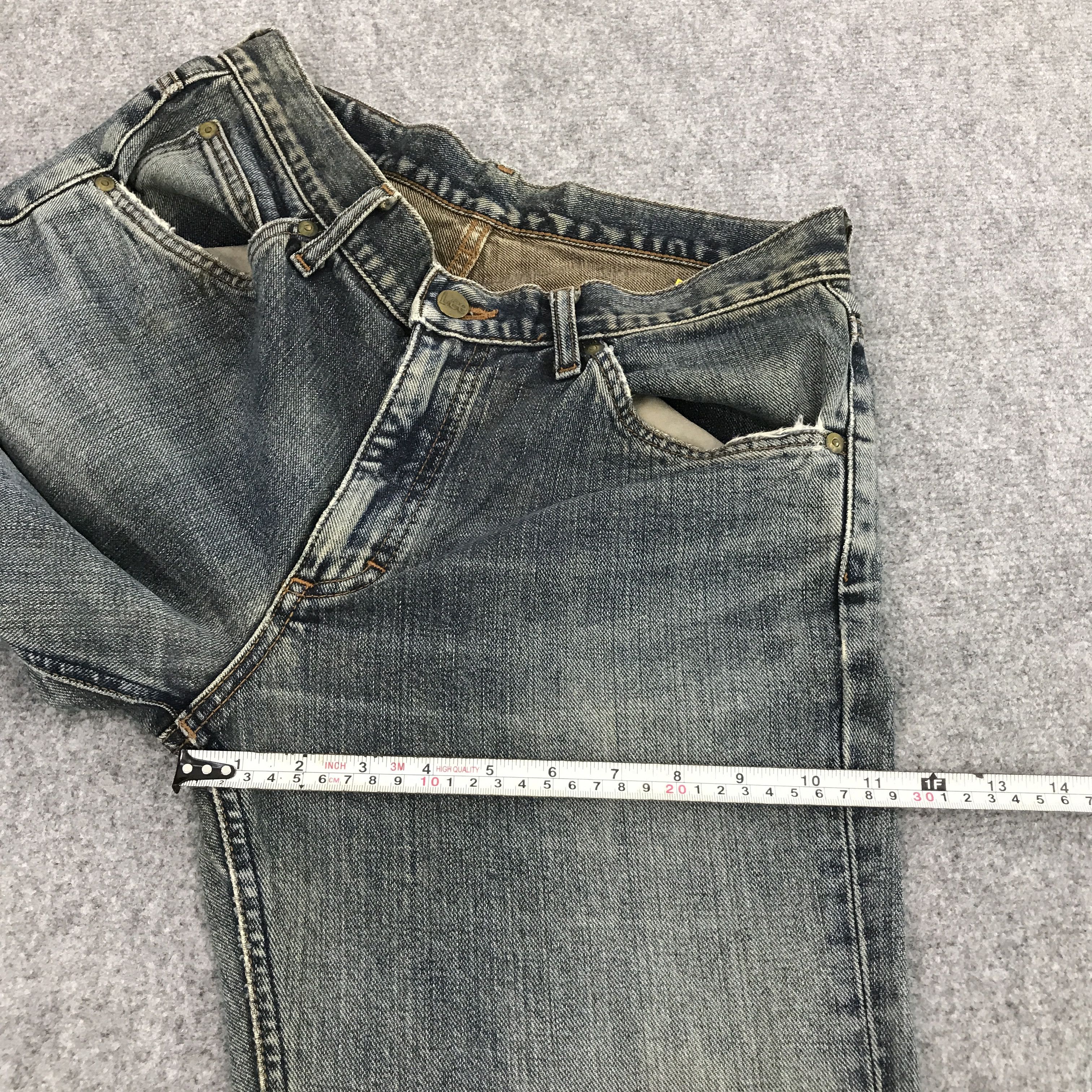 Japanese Brand × Lee FLARE LEE JAPAN BOOTCUT DISTRESSED DENIM JEANS Size US 32 / EU 48 - 11 Thumbnail