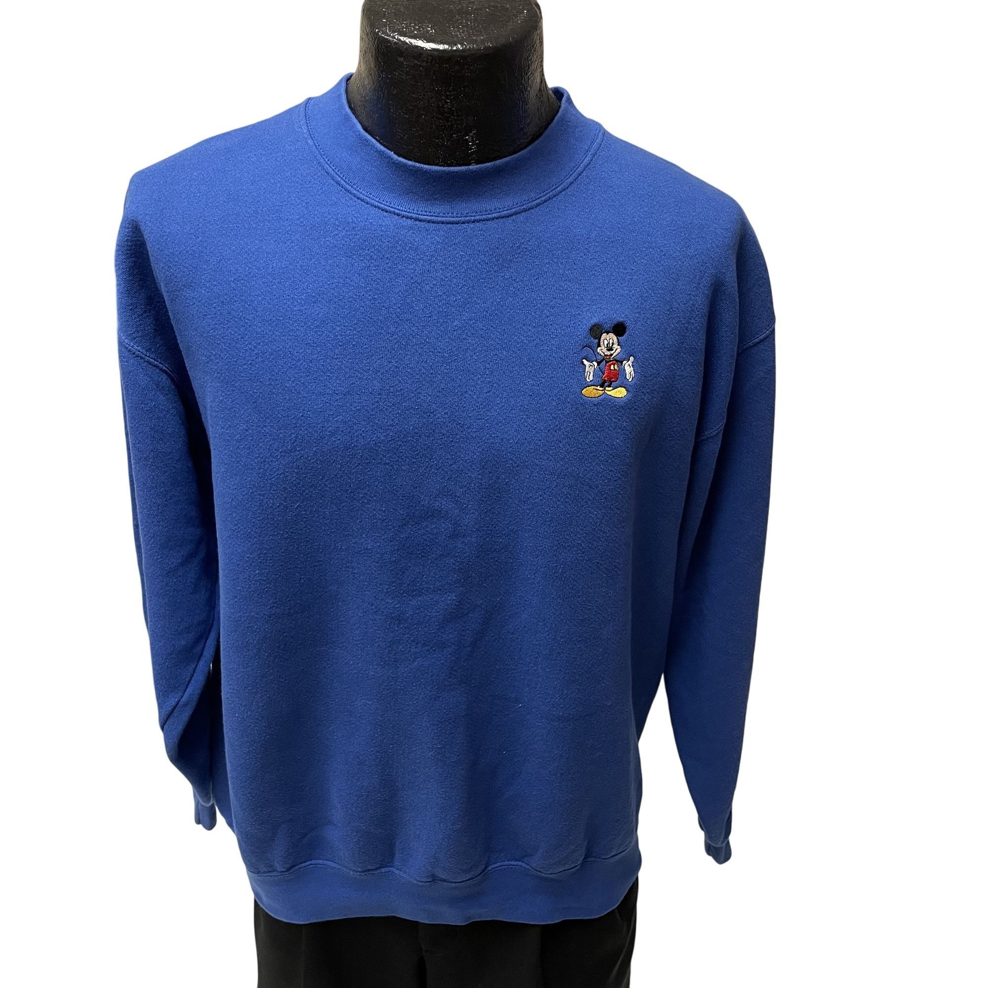 Disney Vtg Walt Disney World Royal Blue MICKEY MOUSE Sweatshirt Size US L / EU 52-54 / 3 - 7 Thumbnail