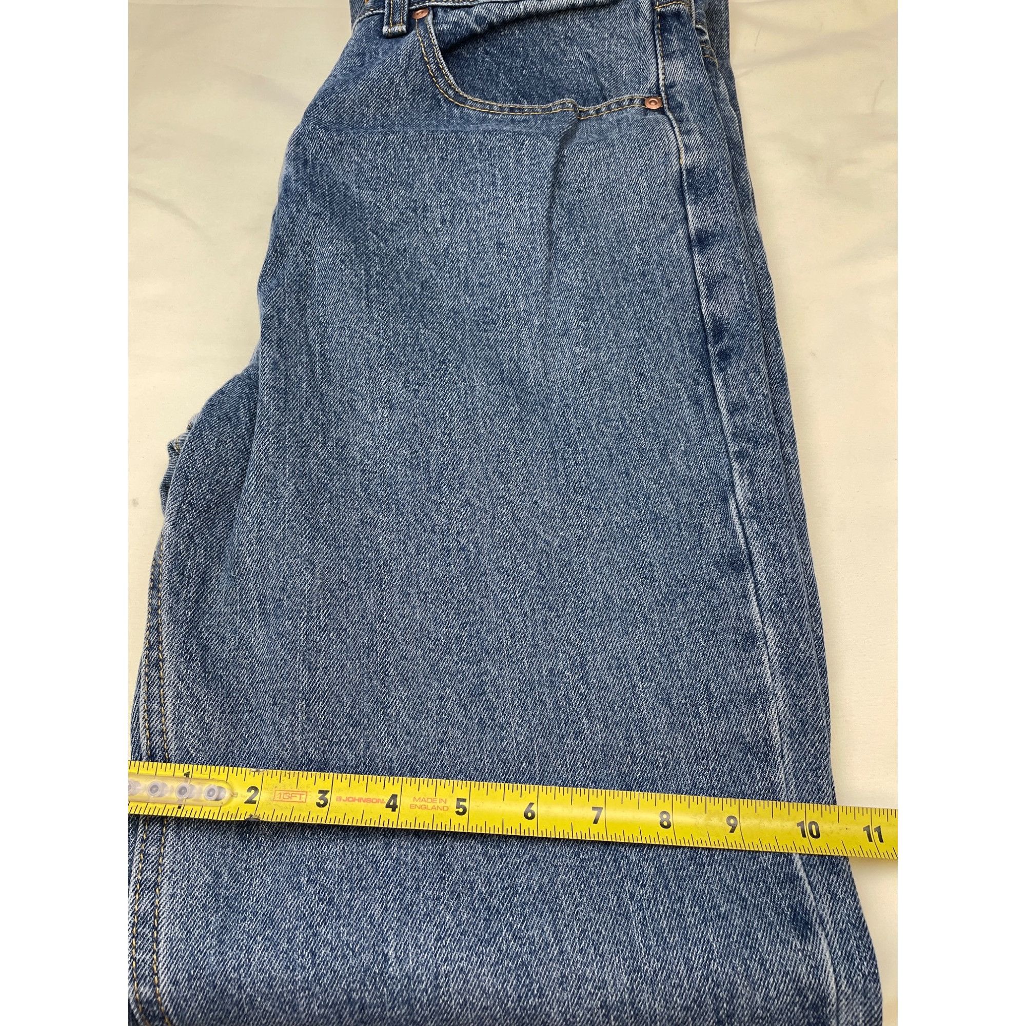 Lee Lee Men's Blue Jeans Relaxed Fit Straight Size 32W x 36L SKU Size US 32 / EU 48 - 4 Thumbnail