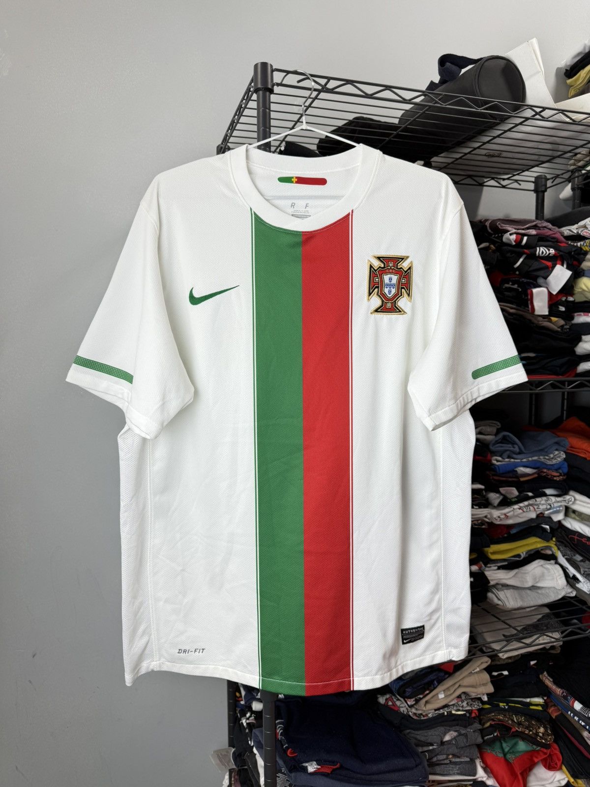 Rare Vintage Nike Portugal Soccer Jersey T Shirt Ronaldo