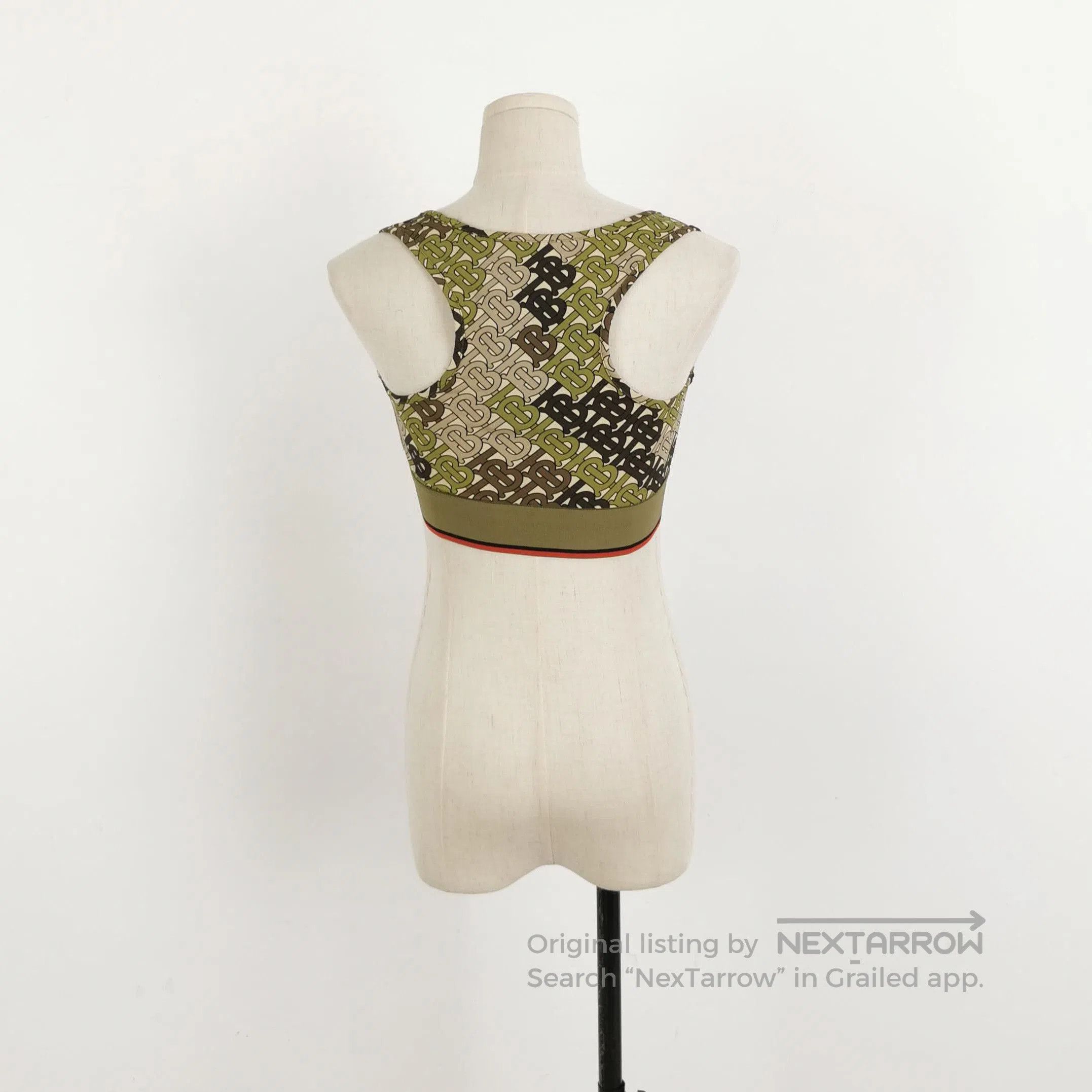 Burberry Burberry Color Blocked TB Logo Crop Top . Size US XXS / EU 40 - 3 Thumbnail
