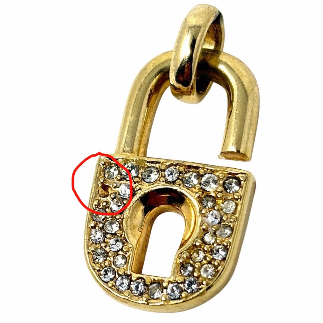 Dior Dior Crystal Lock Pendant Size ONE SIZE - 7 Thumbnail