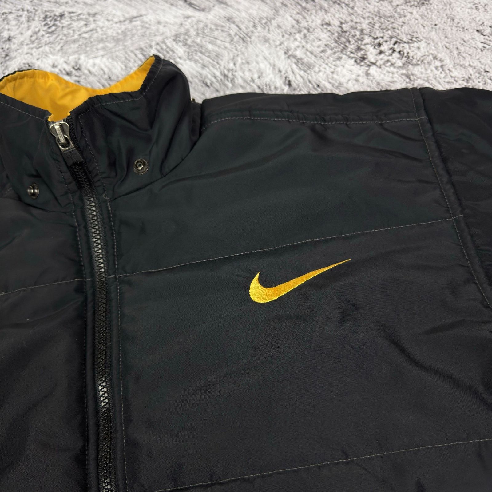 Nike Nike Men's Solo Swoosh Spellout Full Zip Puffer Jacket XS Size US XS / EU 42 / 0 - 7 Thumbnail