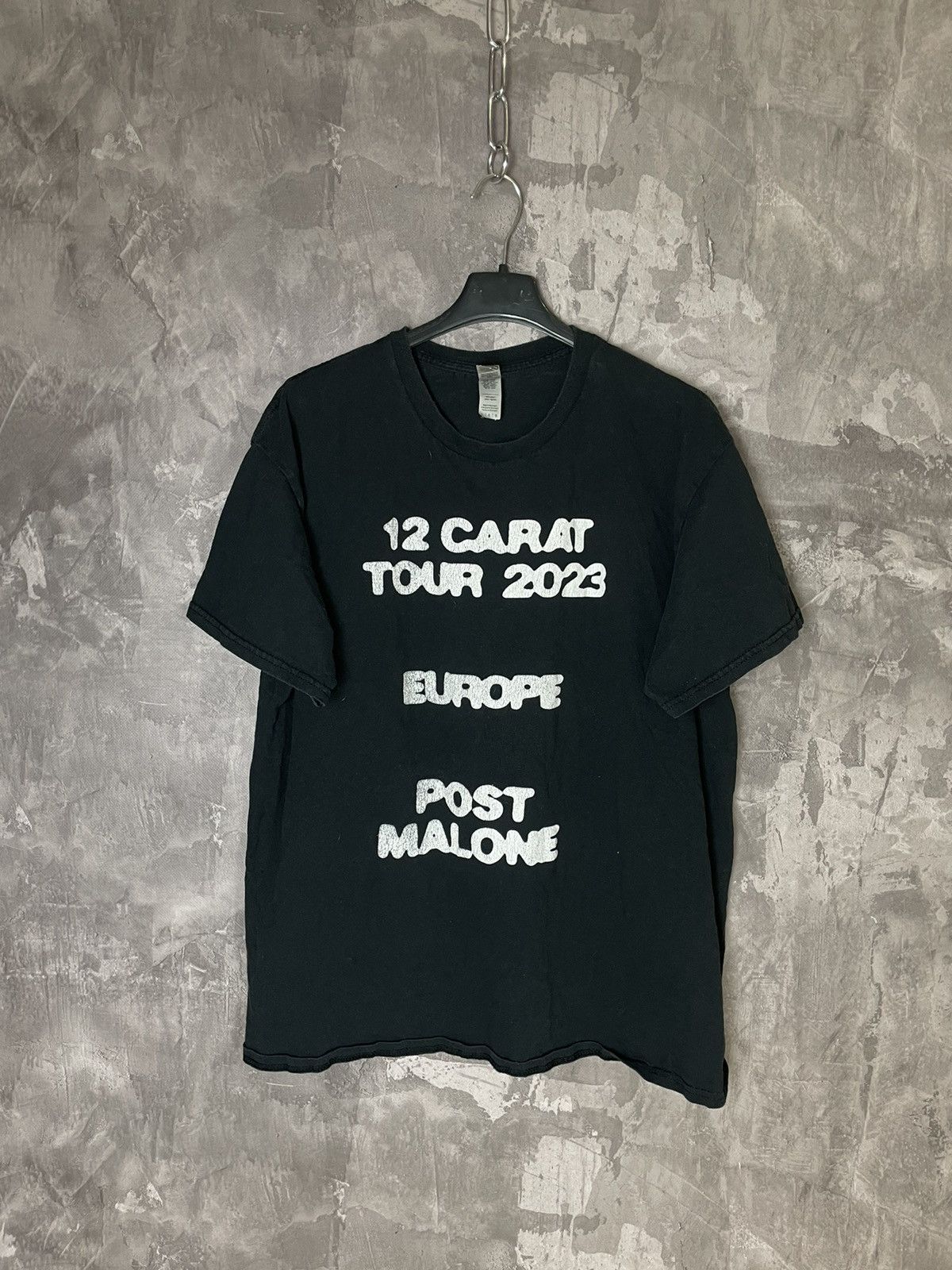 Rap Tees Post Malone Twelve Carat 2023 Tour Art Rap T-Shirt Size US L / EU 52-54 / 3 - 2 Thumbnail