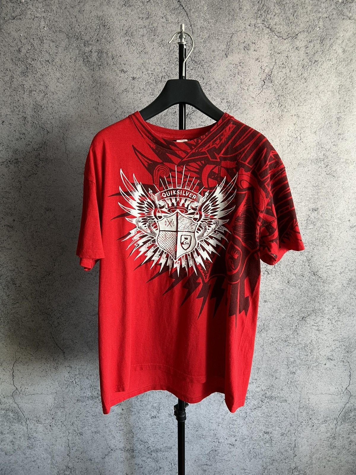 Quiksilver Vintage Quiksilver Y2K Printed T-Shirt 2000s Hype Size US M / EU 48-50 / 2 - 1 Thumbnail