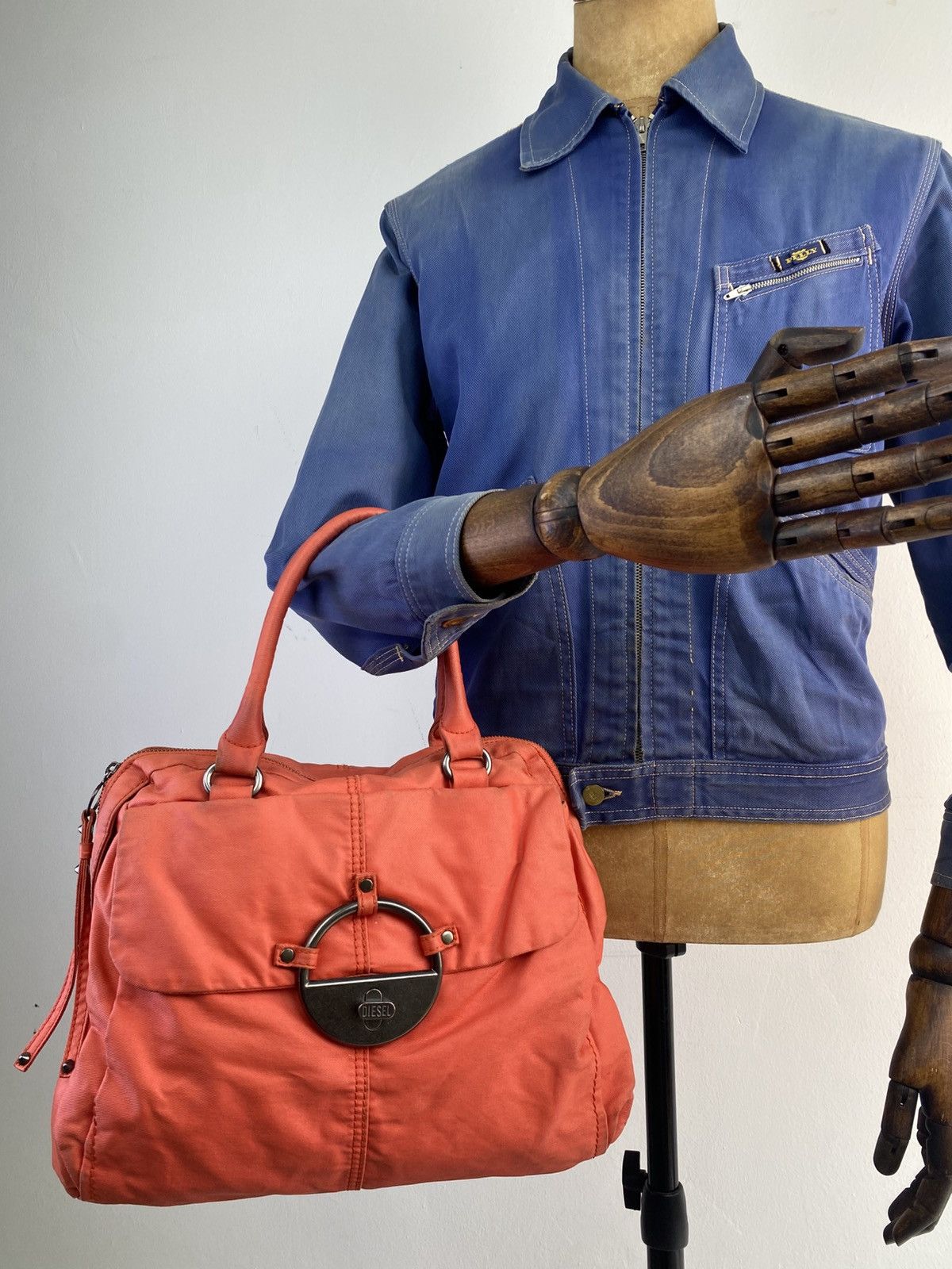 Diesel Y2K 2000's Diesel Metal Ring Handle Bag Size ONE SIZE - 1 Thumbnail