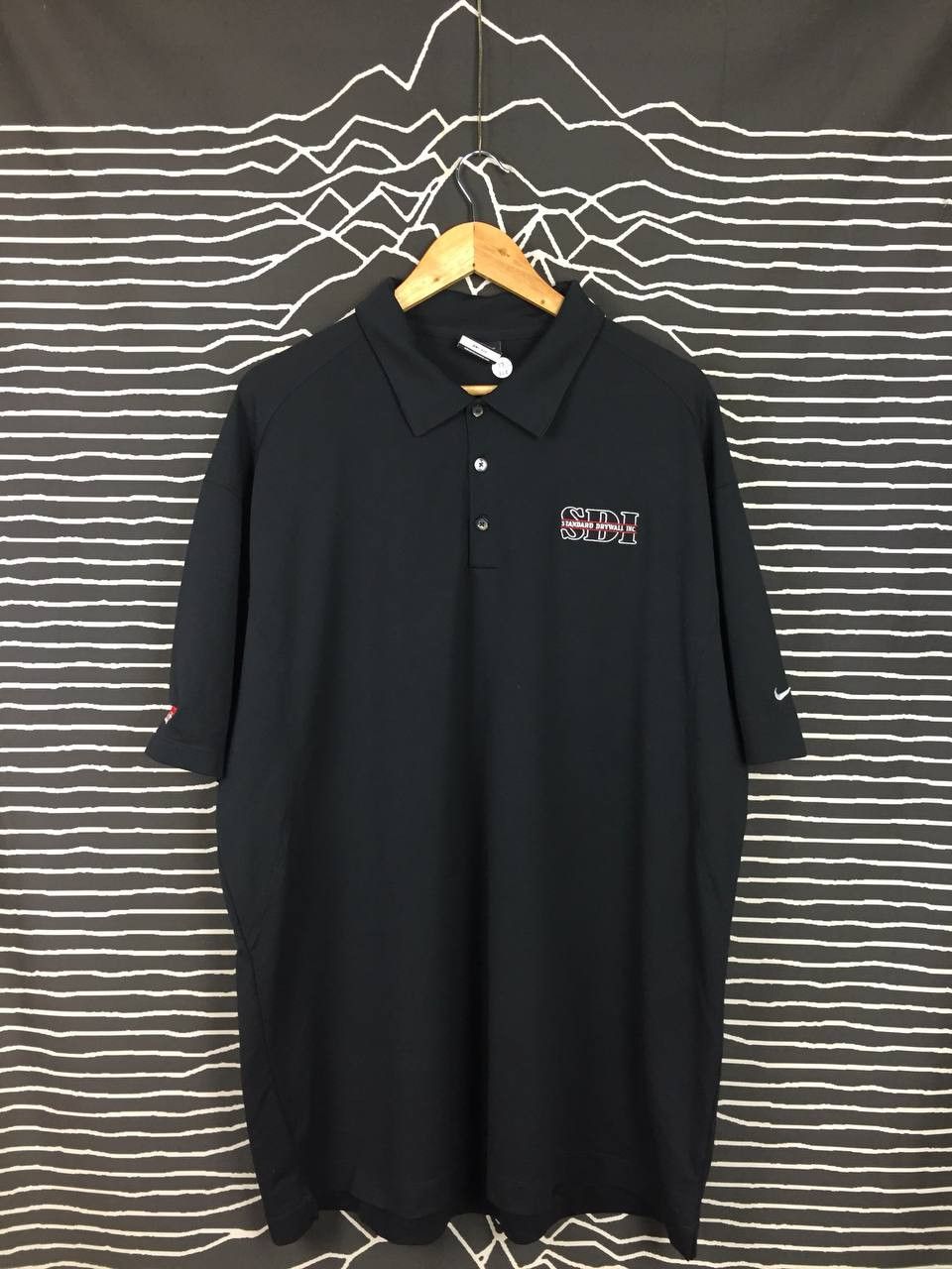 Nike × Vintage Vtg Nike Golf Tour Performance Standard Drywall Inc Polo Tee Size US XXL / EU 58 / 5 - 1 Thumbnail