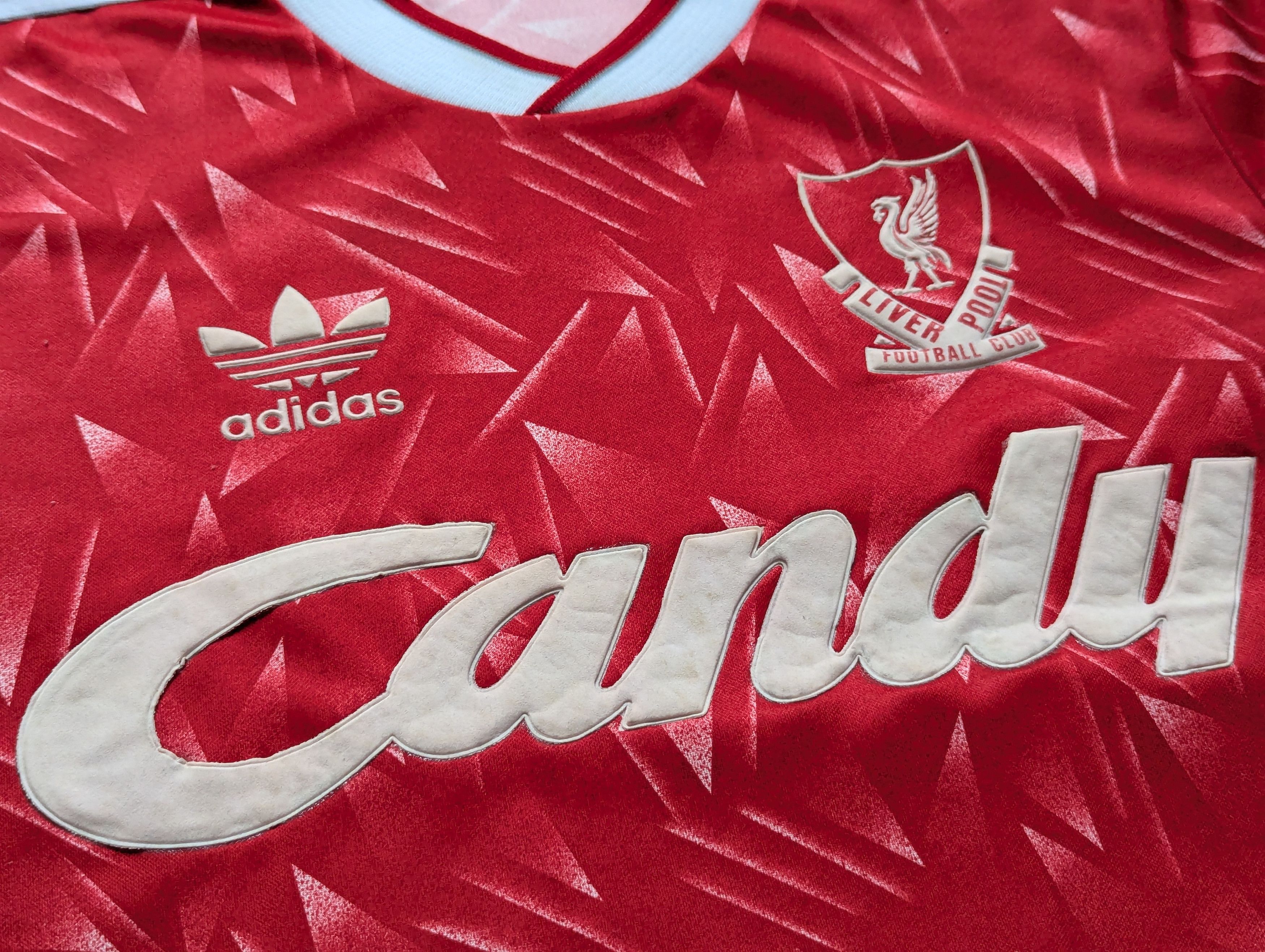 Adidas LIVERPOOL F.C. 1989/1991 HOME FOOTBALL SHIRT JERSEY ADIDAS Size US M / EU 48-50 / 2 - 8 Thumbnail