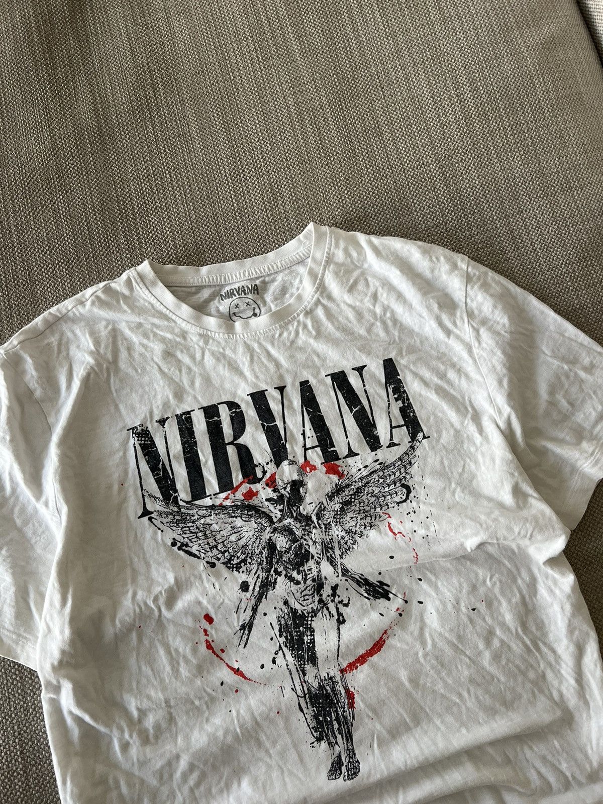 Band Tees × Nirvana 💥💥 Nirvana Band T-Shirt Tee Tour Size US M / EU 48-50 / 2 - 6 Thumbnail