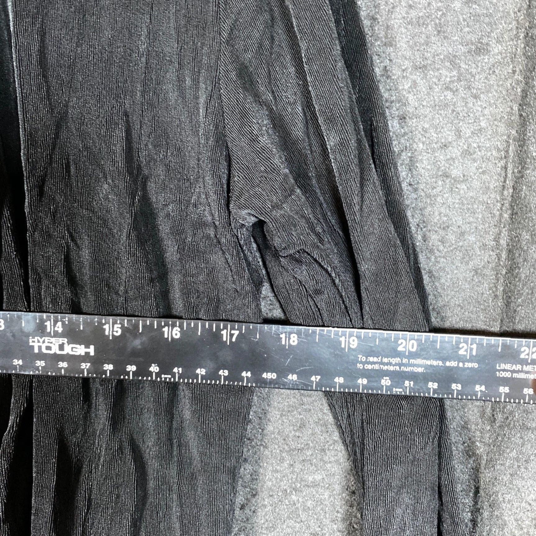 Vintage Chicos Travelers Women Sweater Cardigan Open Ruffle Front Black Sheer Stretch Regular S XS? Wait—keep accurate. Size S / US 4 / IT 40 - 5 Thumbnail