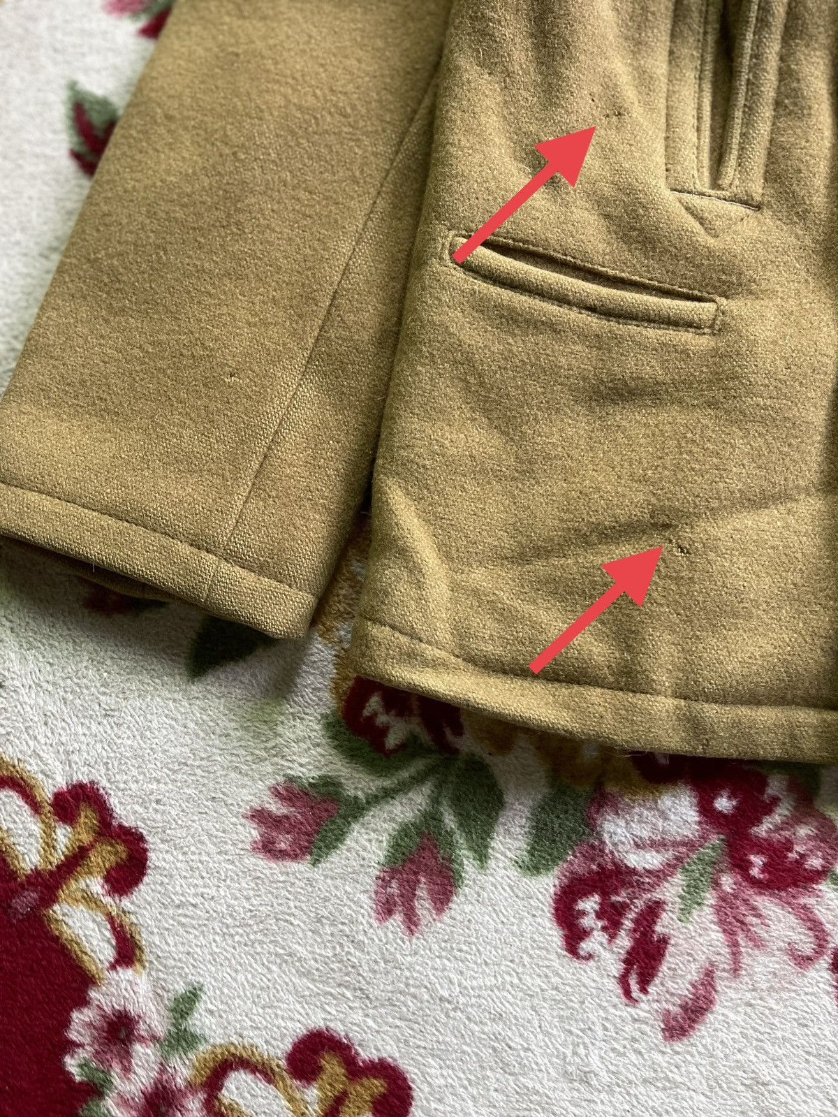 Issey Miyake Tsumori Chisato Wool Double Breasted Jacket Size US S / EU 44-46 / 1 - 5 Thumbnail