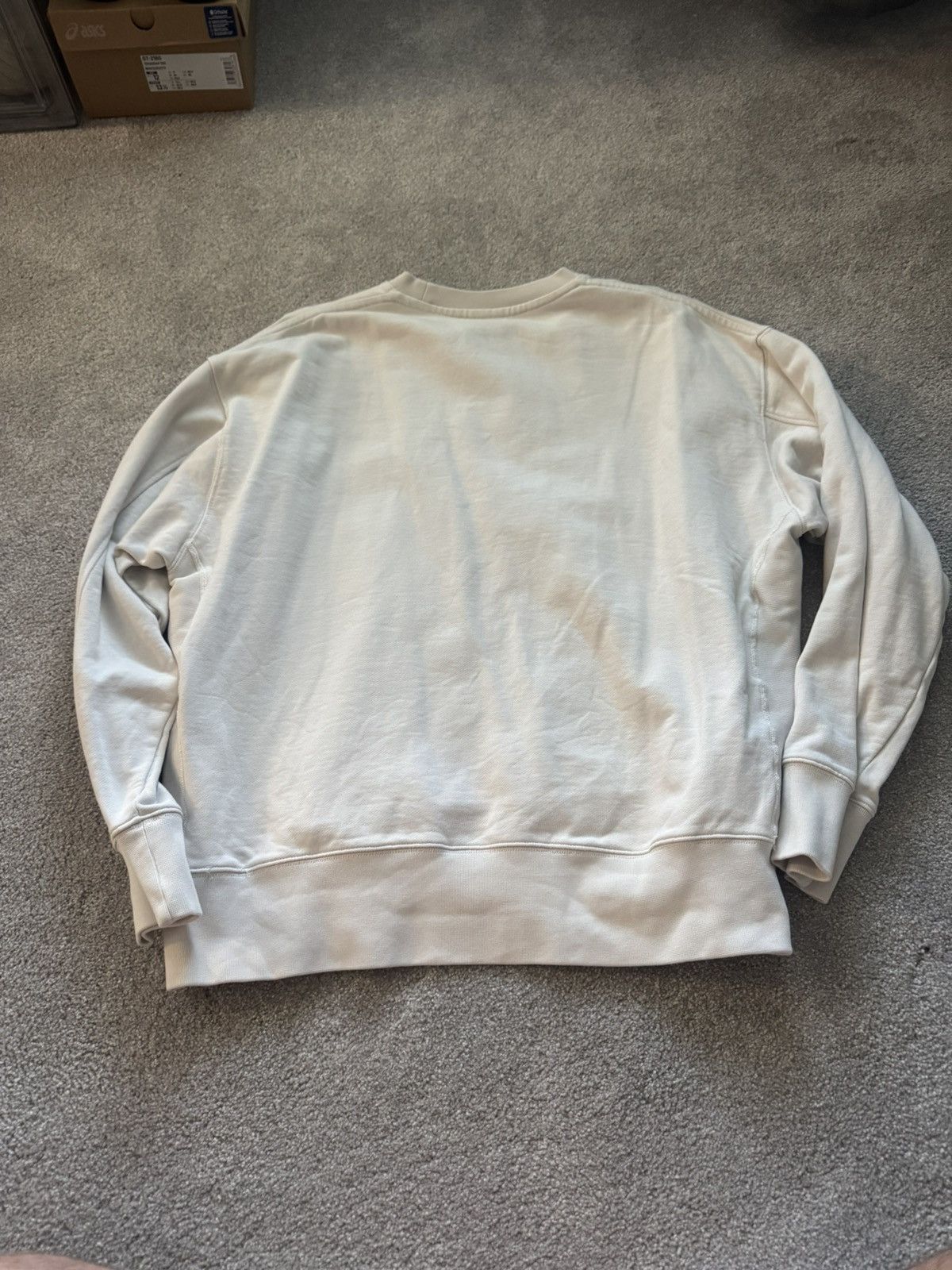 Nike Creme Nike Crewneck Size US XL / EU 56 / 4 - 2 Thumbnail