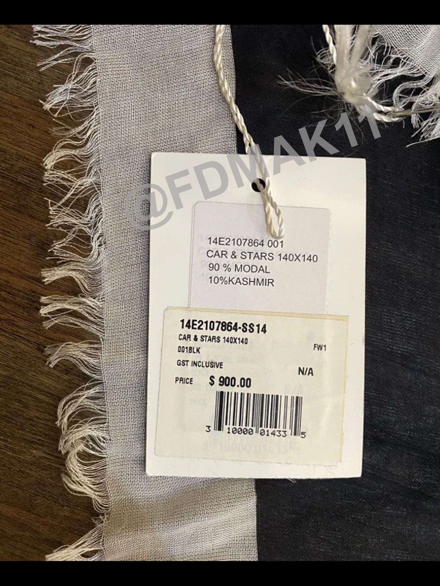 Givenchy Givenchy 2014 by Riccardo Tisci Racing Car Scarf Cashmere Size ONE SIZE - 3 Thumbnail