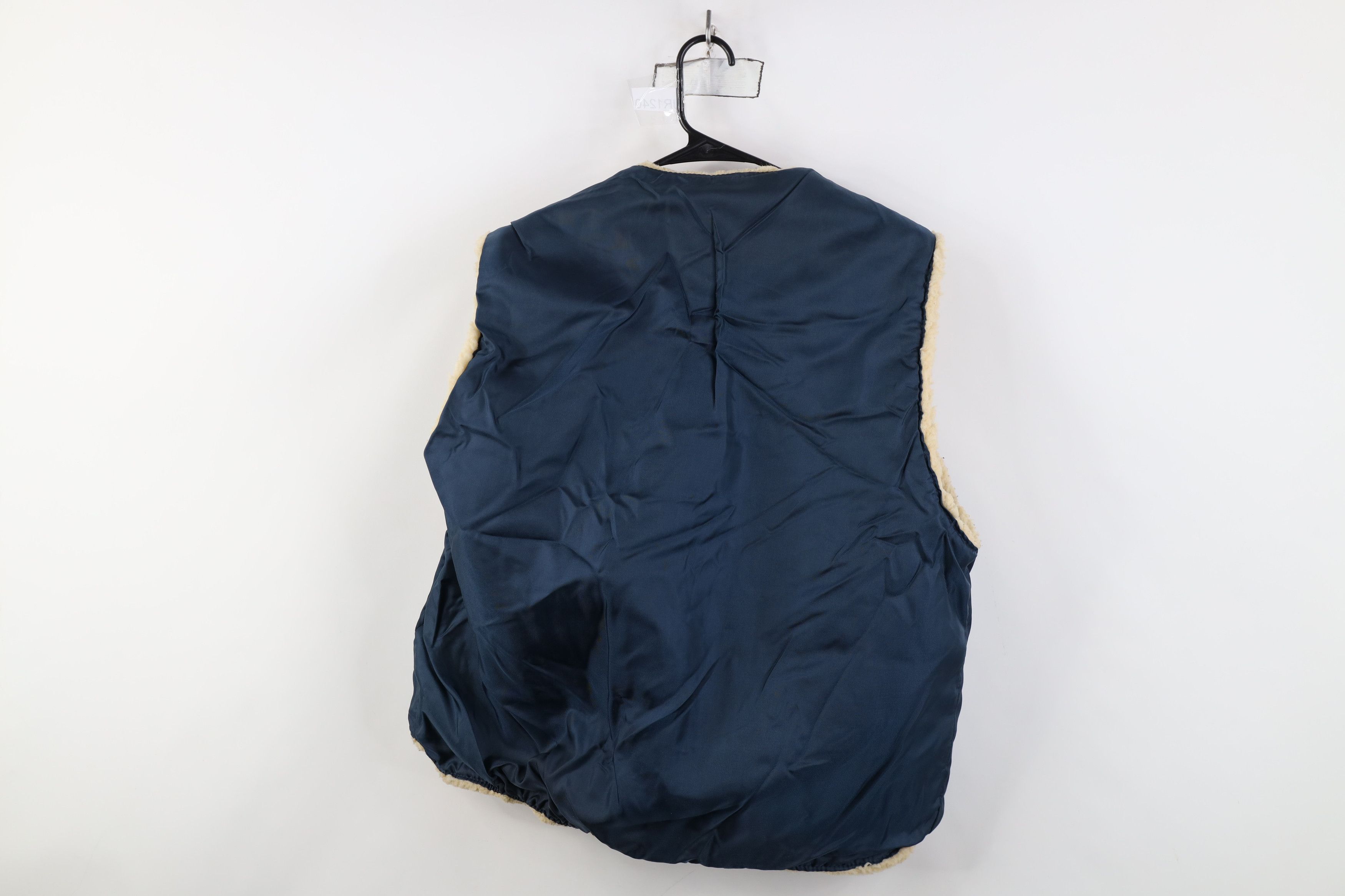 Vintage Vintage 60s 70s Streetwear Pile Fleece Lined Vest Jacket Size US L / EU 52-54 / 3 - 10 Thumbnail