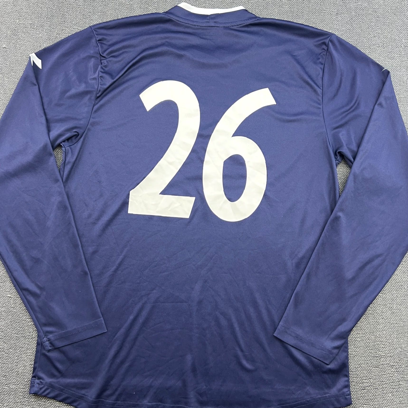 Diadora Diadora Viking FK Football Jersey Mens Medium Shirt Long Sleeves Blue Polyester Jersey Sports Football Mens Size US M / EU 48-50 / 2 - 2 Thumbnail