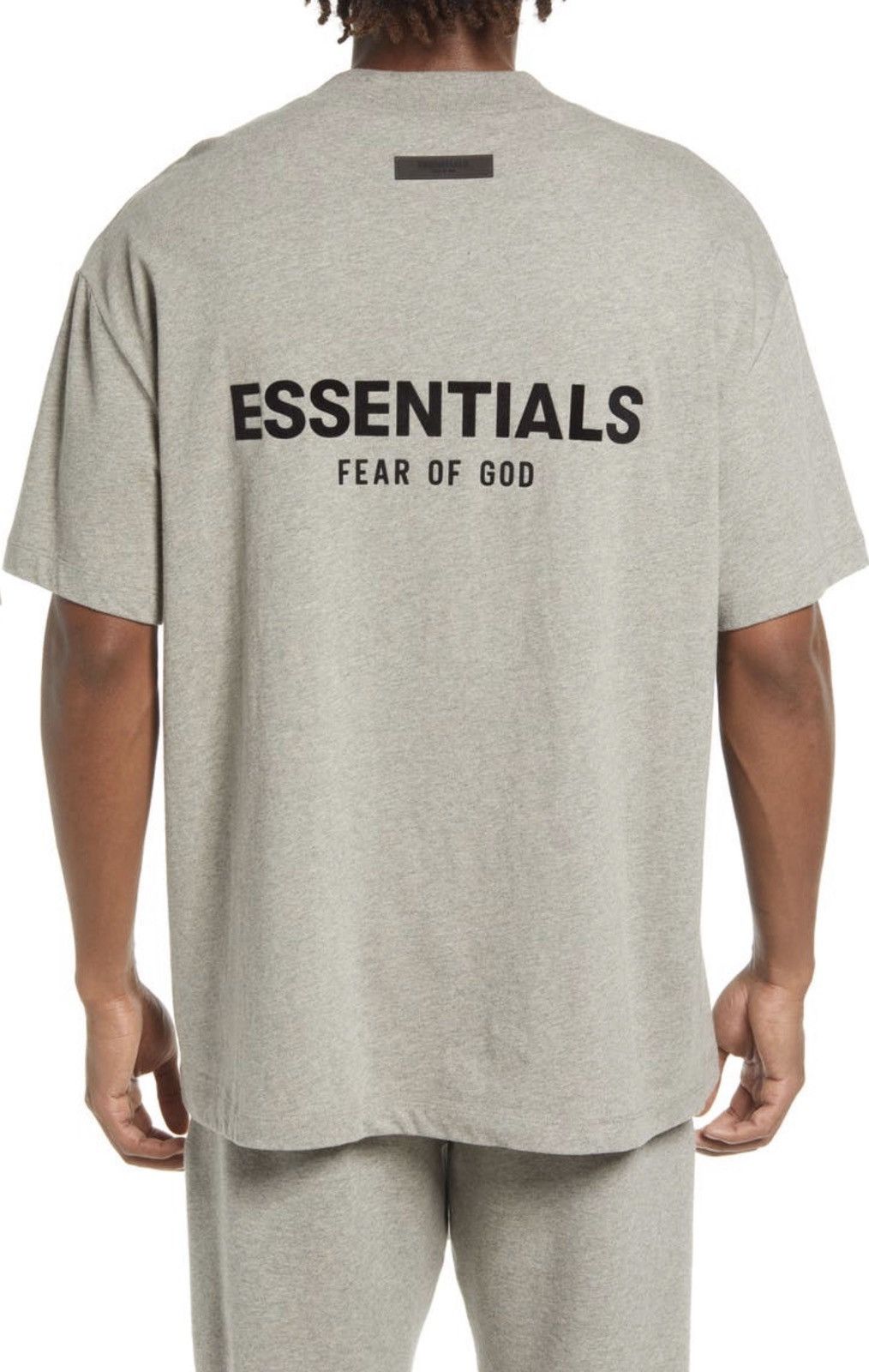 FOG FOG - ESSENTIALS Fear of God Dark Oatmeal T-Shirt Sz (M) Size US M / EU 48-50 / 2 - 6 Thumbnail