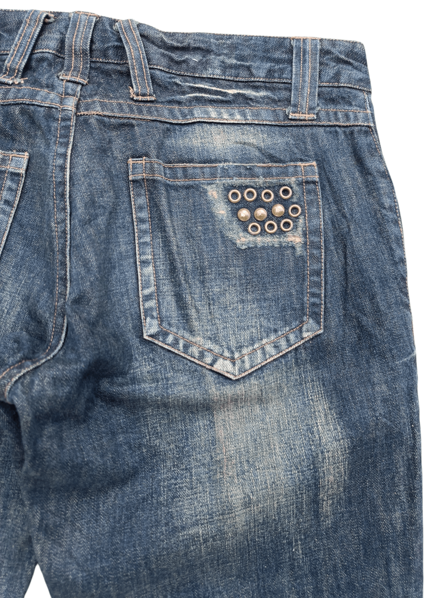 Japanese Brand FLARED💥JAPANESE BRAND LAV CLAW MARK STUD DENIM Size US 32 / EU 48 - 20 Thumbnail