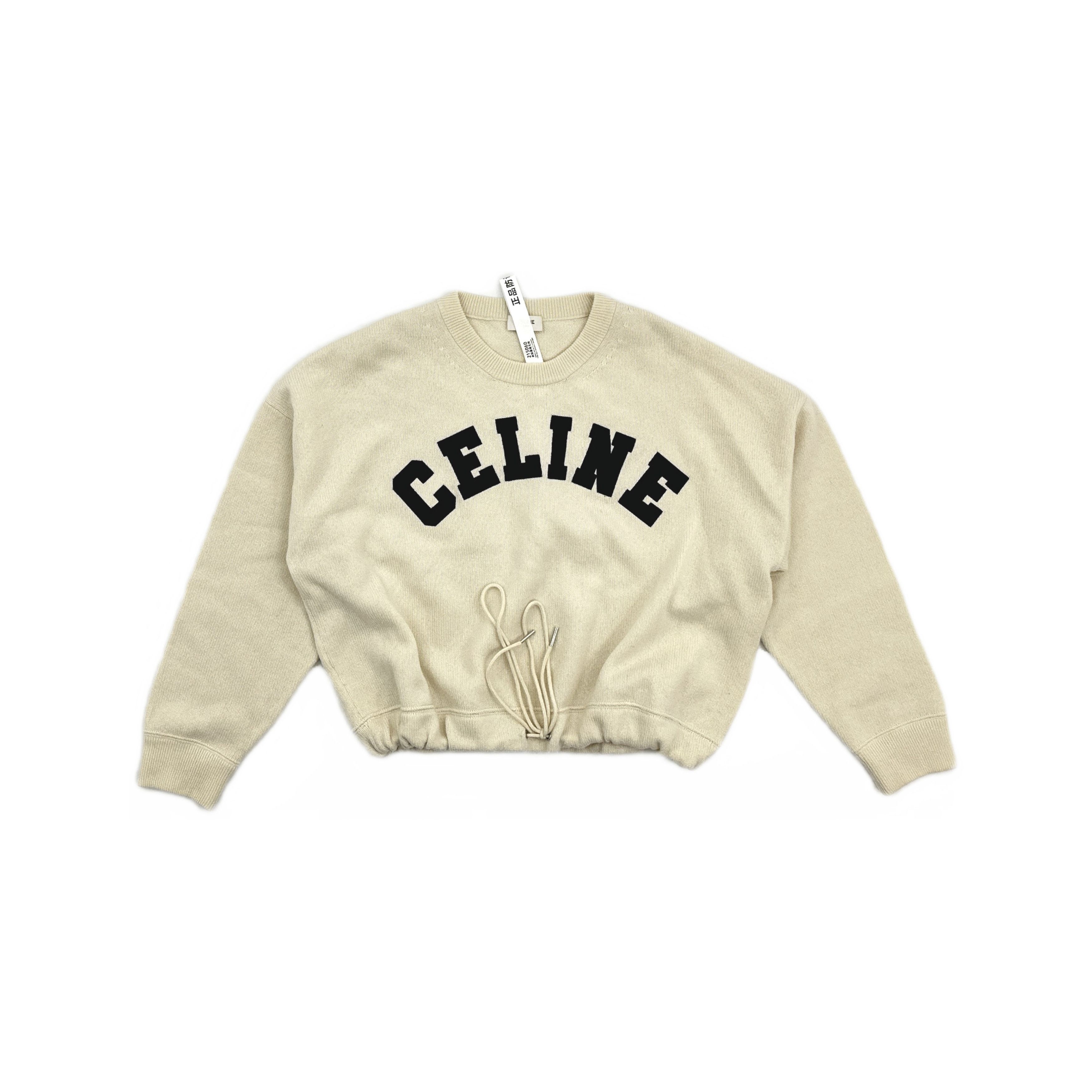 Celine Celine Letter Logo Wool Cashmere Sweater Size S Size S / US 4 / IT 40 - 1 Thumbnail