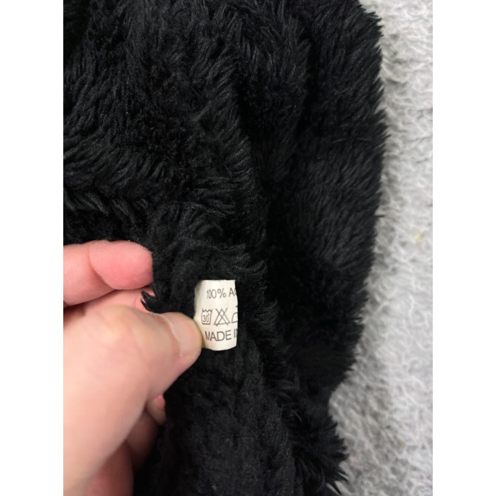 Vintage REDESS Beanie Toque Womens One Size Black Sherpa Fleece 100% Acrylic Lined Size ONE SIZE - 6 Thumbnail